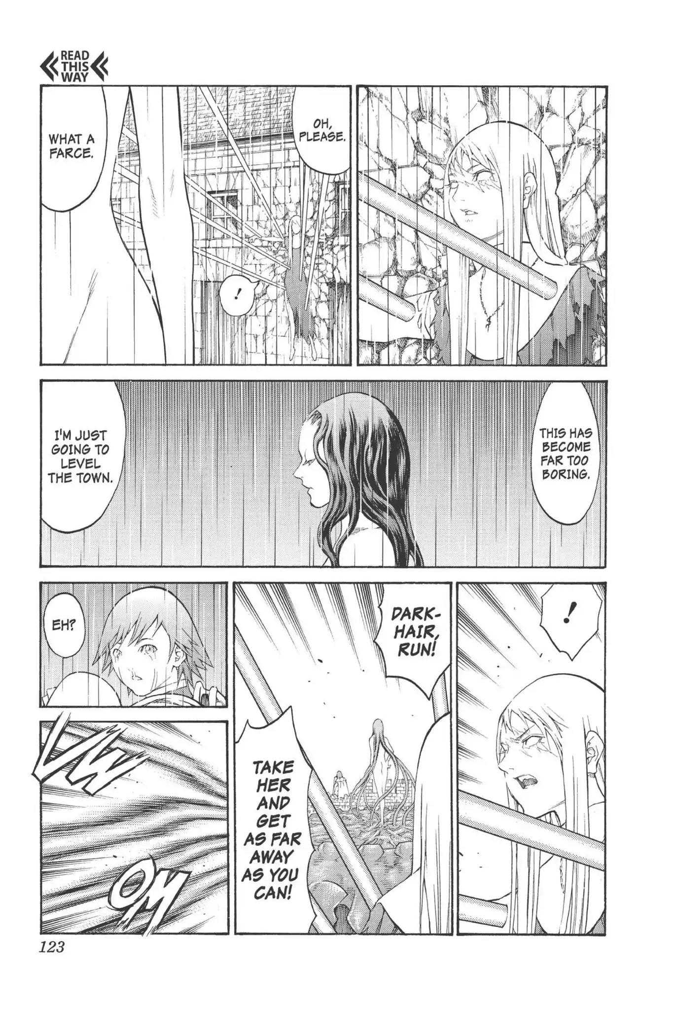 Claymore Chapter 77 page 26 - Chapter 77: Vol.14 Scene 77: A Child Weapon, Part 5