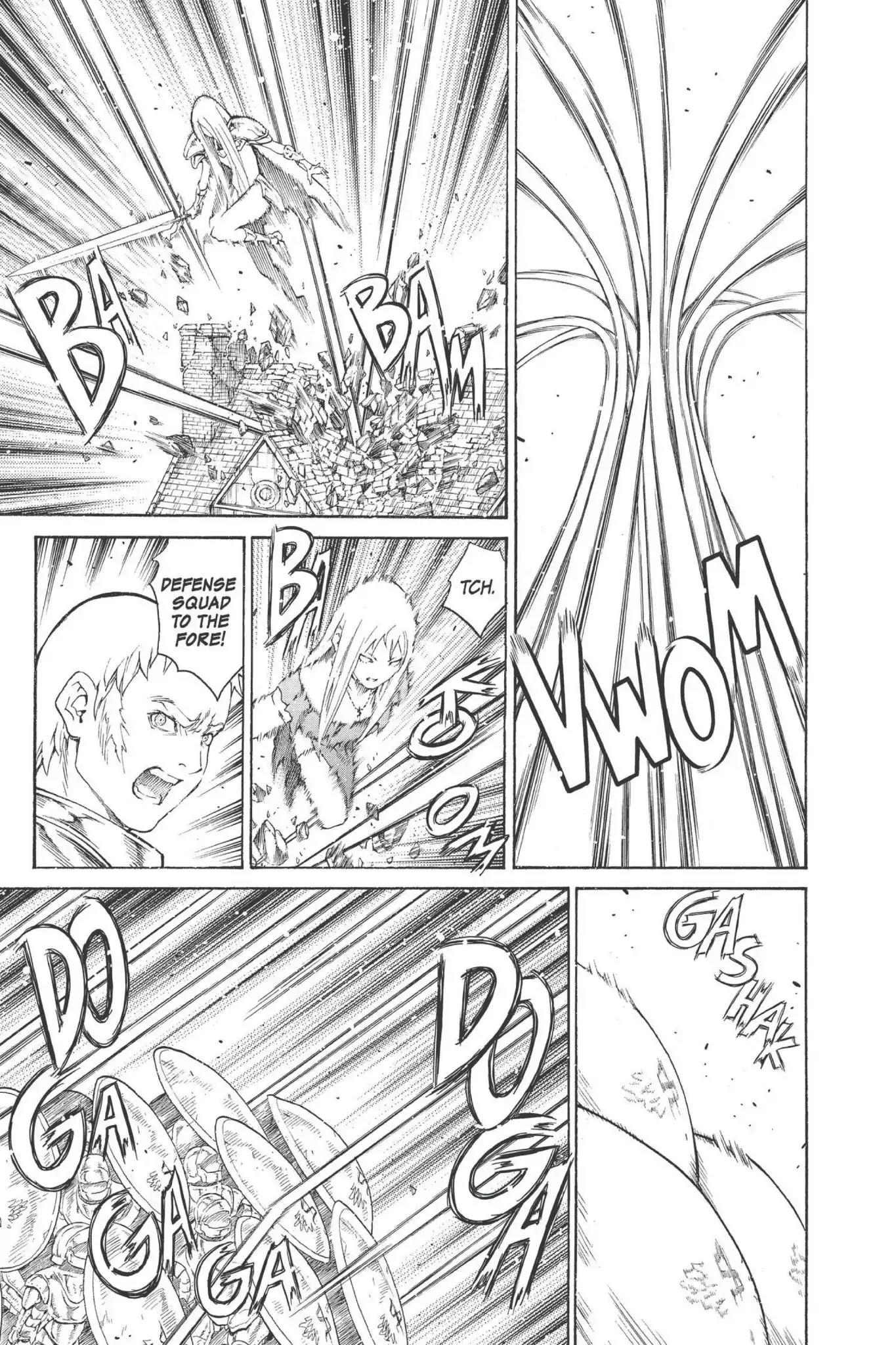 Claymore Chapter 77 page 3 - Chapter 77: Vol.14 Scene 77: A Child Weapon, Part 5