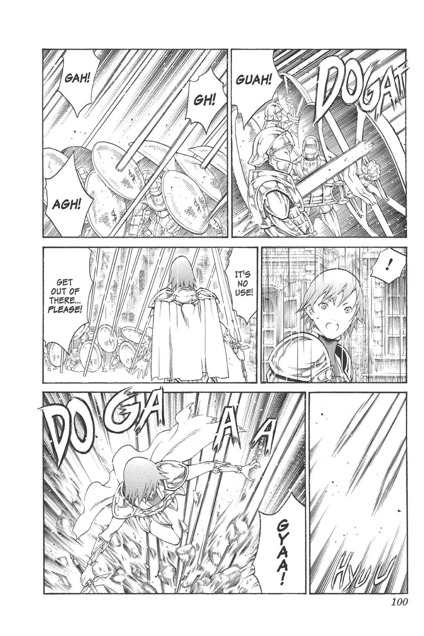 Claymore Chapter 77 page 4 - Chapter 77: Vol.14 Scene 77: A Child Weapon, Part 5
