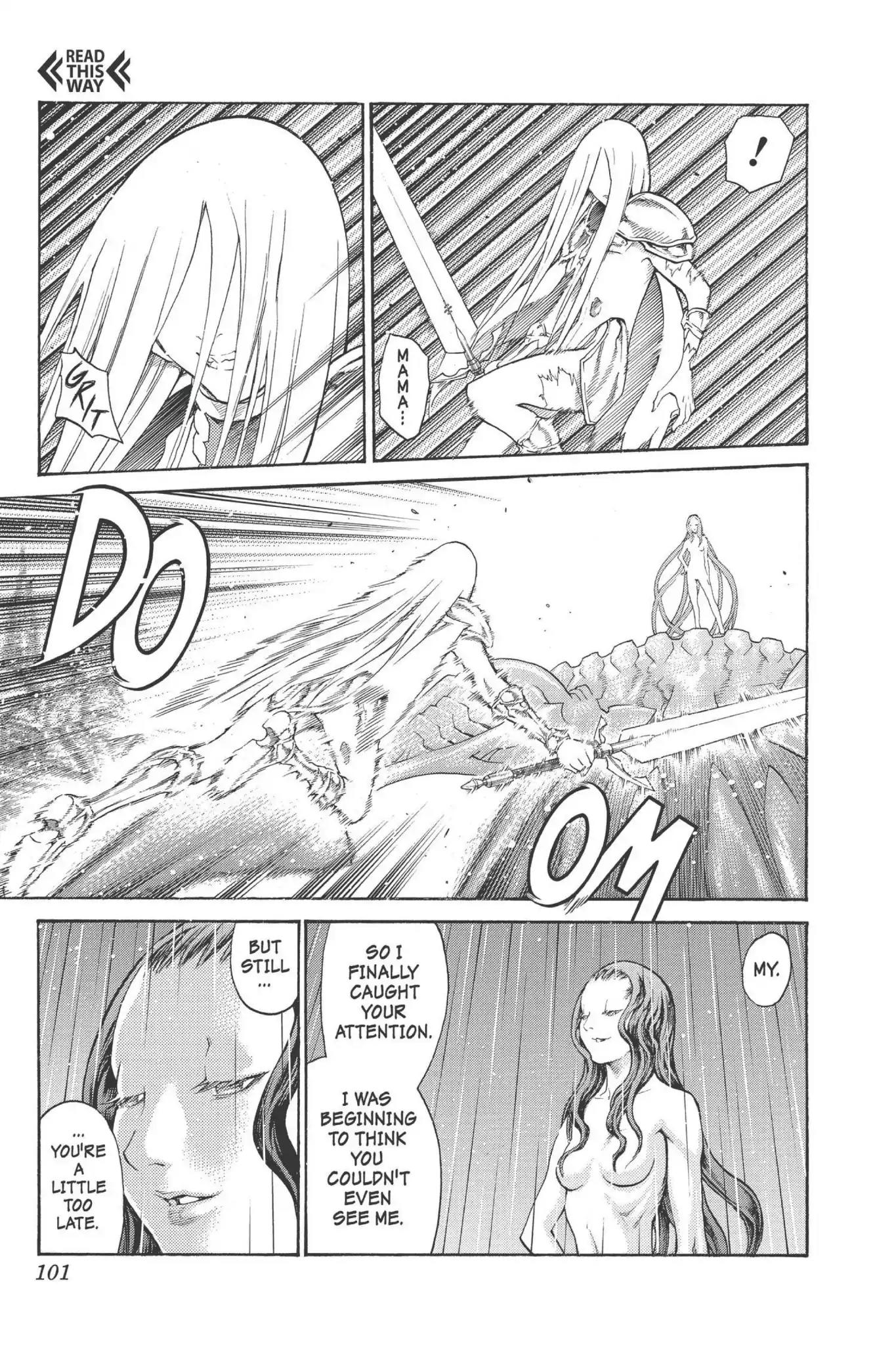 Claymore Chapter 77 page 5 - Chapter 77: Vol.14 Scene 77: A Child Weapon, Part 5