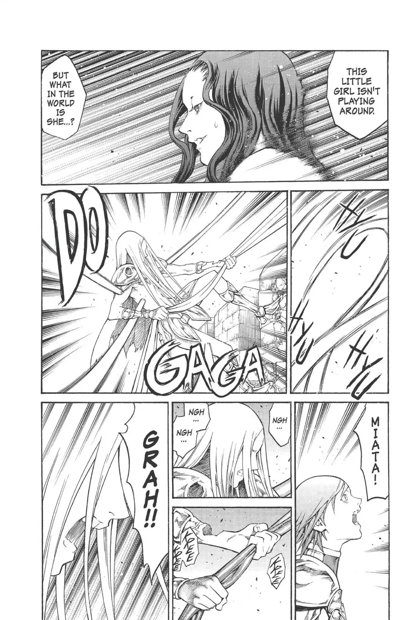 Claymore Chapter 77 page 8 - Chapter 77: Vol.14 Scene 77: A Child Weapon, Part 5