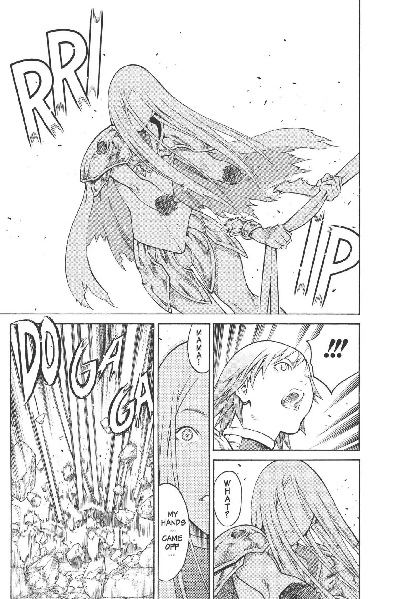 Claymore Chapter 77 page 9 - Chapter 77: Vol.14 Scene 77: A Child Weapon, Part 5