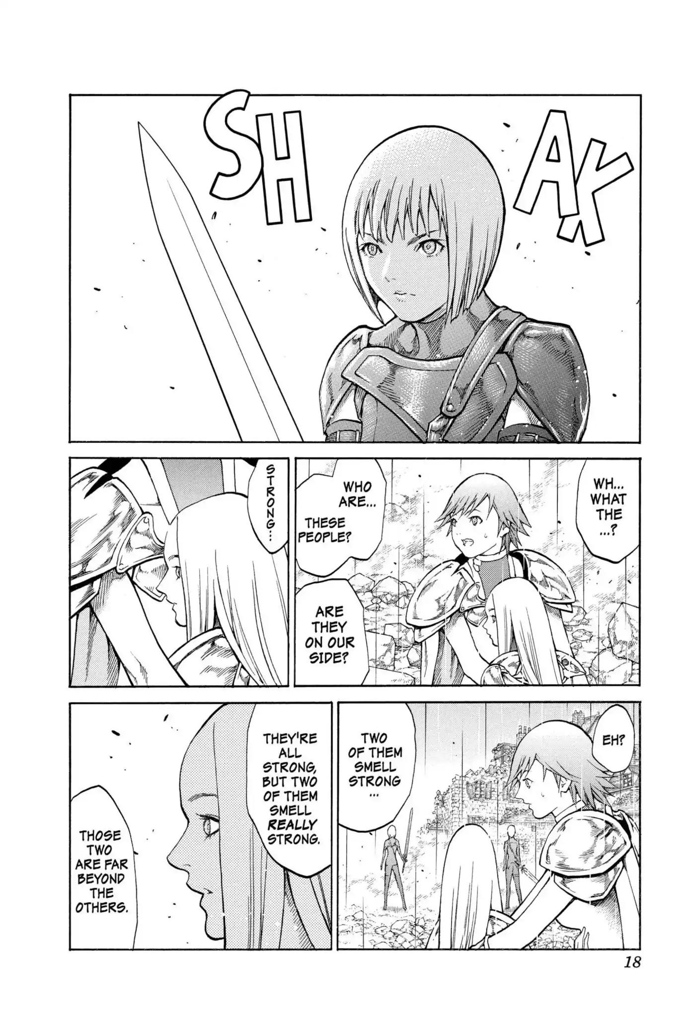 Claymore Chapter 78 page 17 - Chapter 78: Vol.15 Scene 78: Genesis of War, Part 1