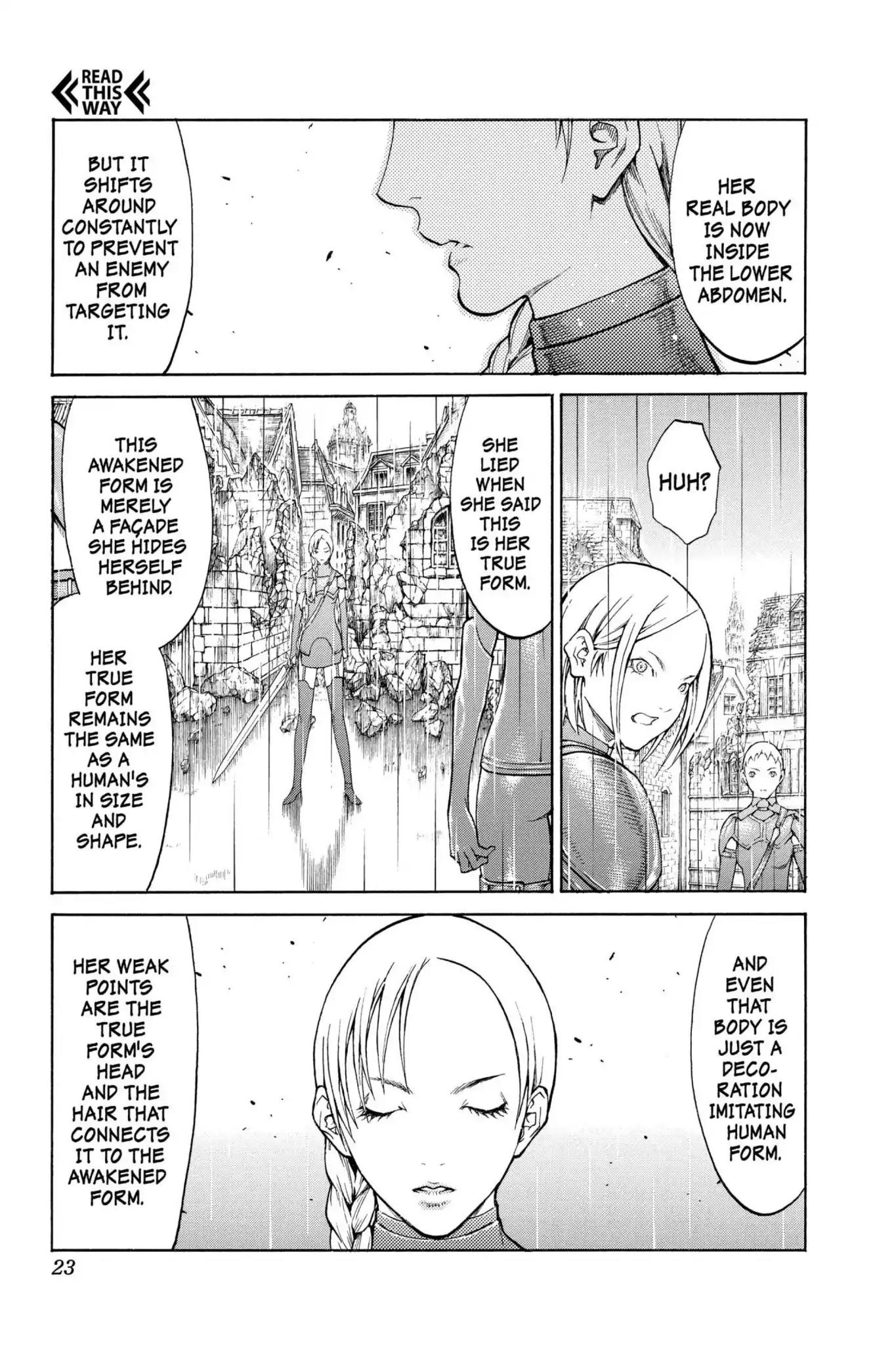 Claymore Chapter 78 page 21 - Chapter 78: Vol.15 Scene 78: Genesis of War, Part 1