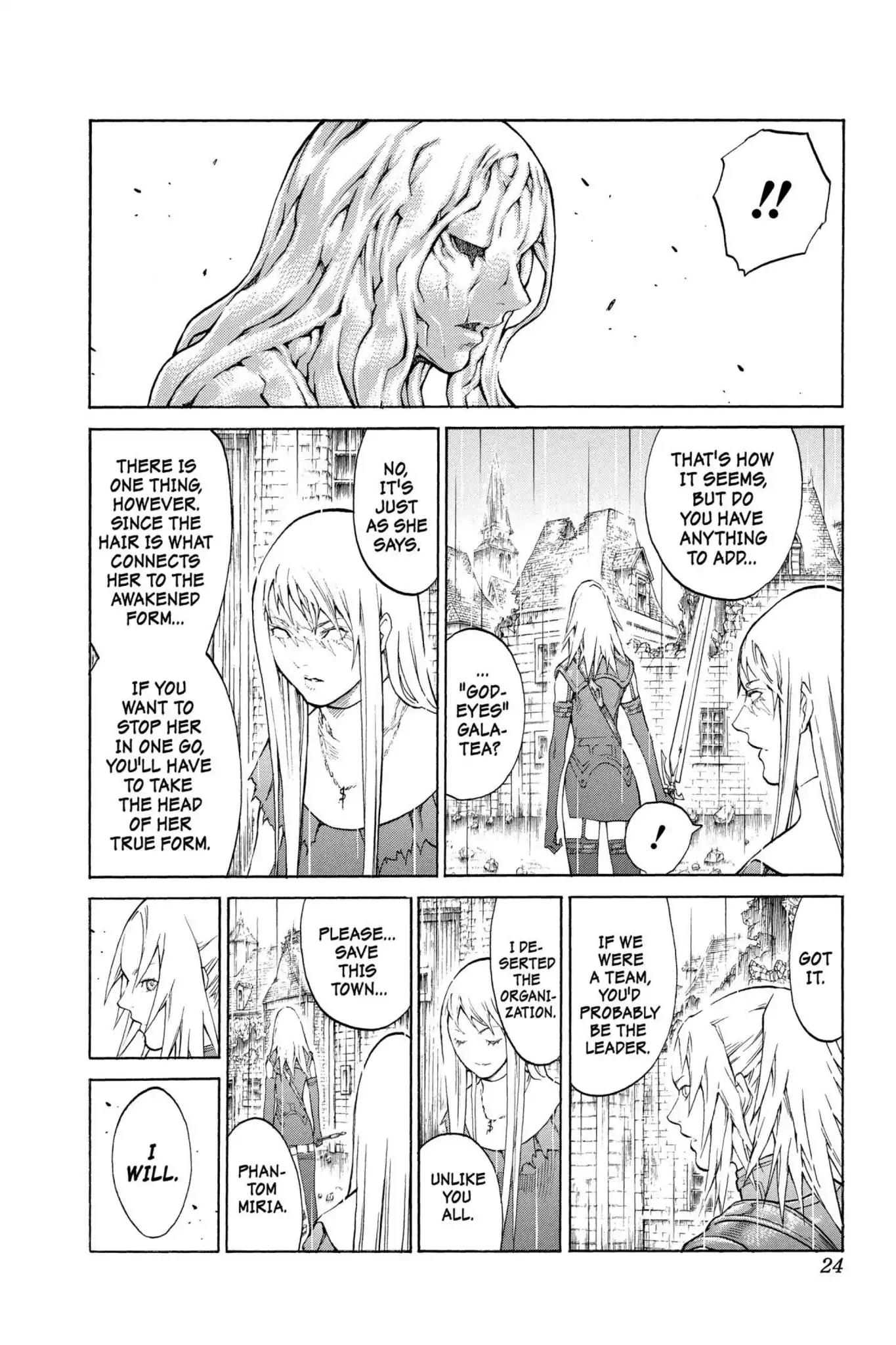 Claymore Chapter 78 page 22 - Chapter 78: Vol.15 Scene 78: Genesis of War, Part 1