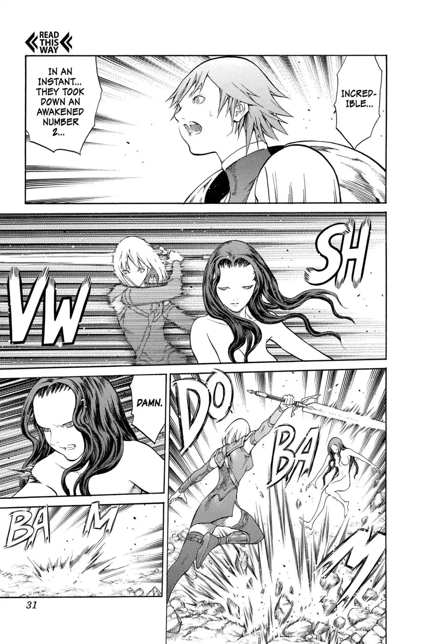 Claymore Chapter 78 page 28 - Chapter 78: Vol.15 Scene 78: Genesis of War, Part 1