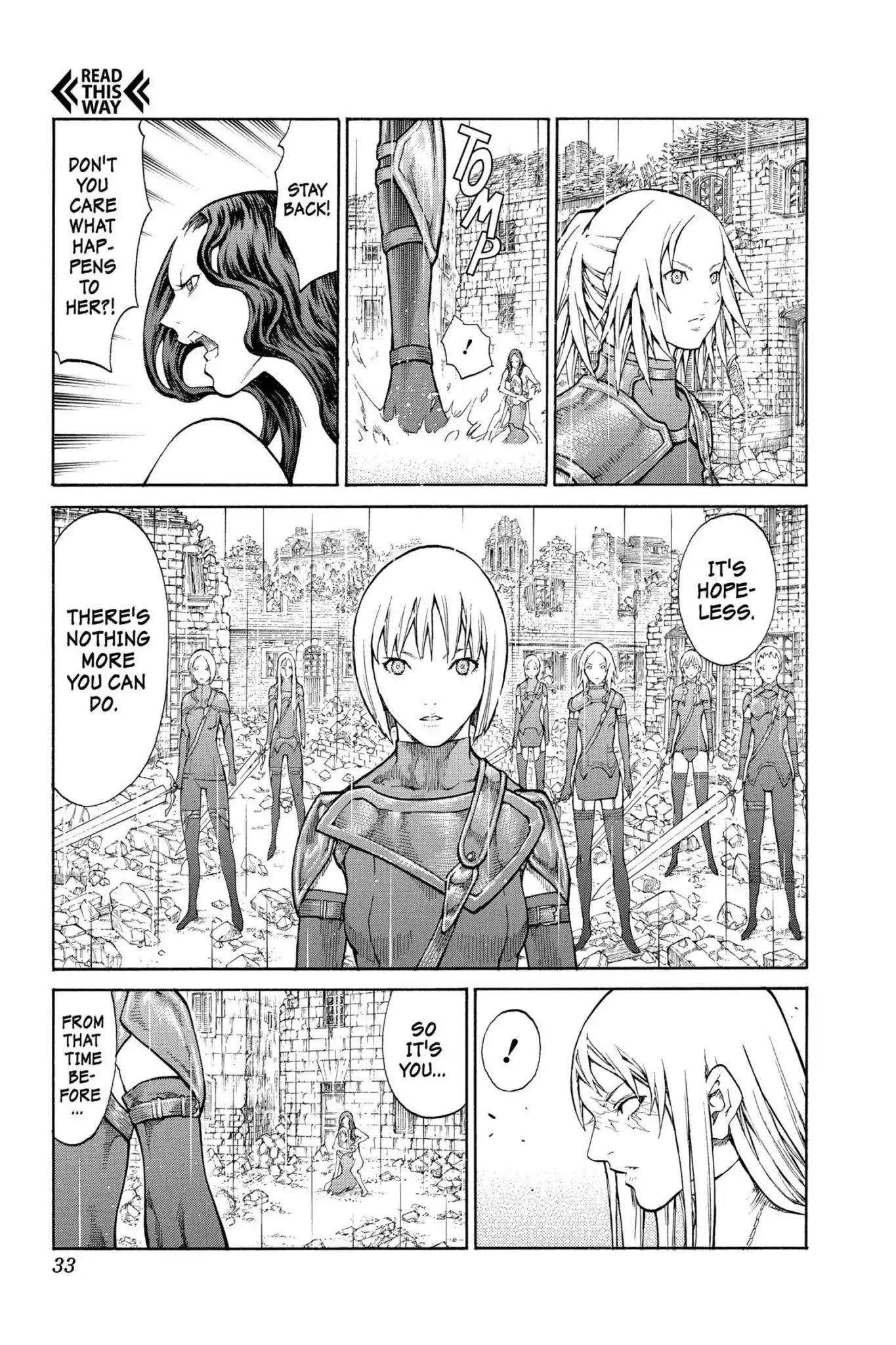 Claymore Chapter 78 page 30 - Chapter 78: Vol.15 Scene 78: Genesis of War, Part 1