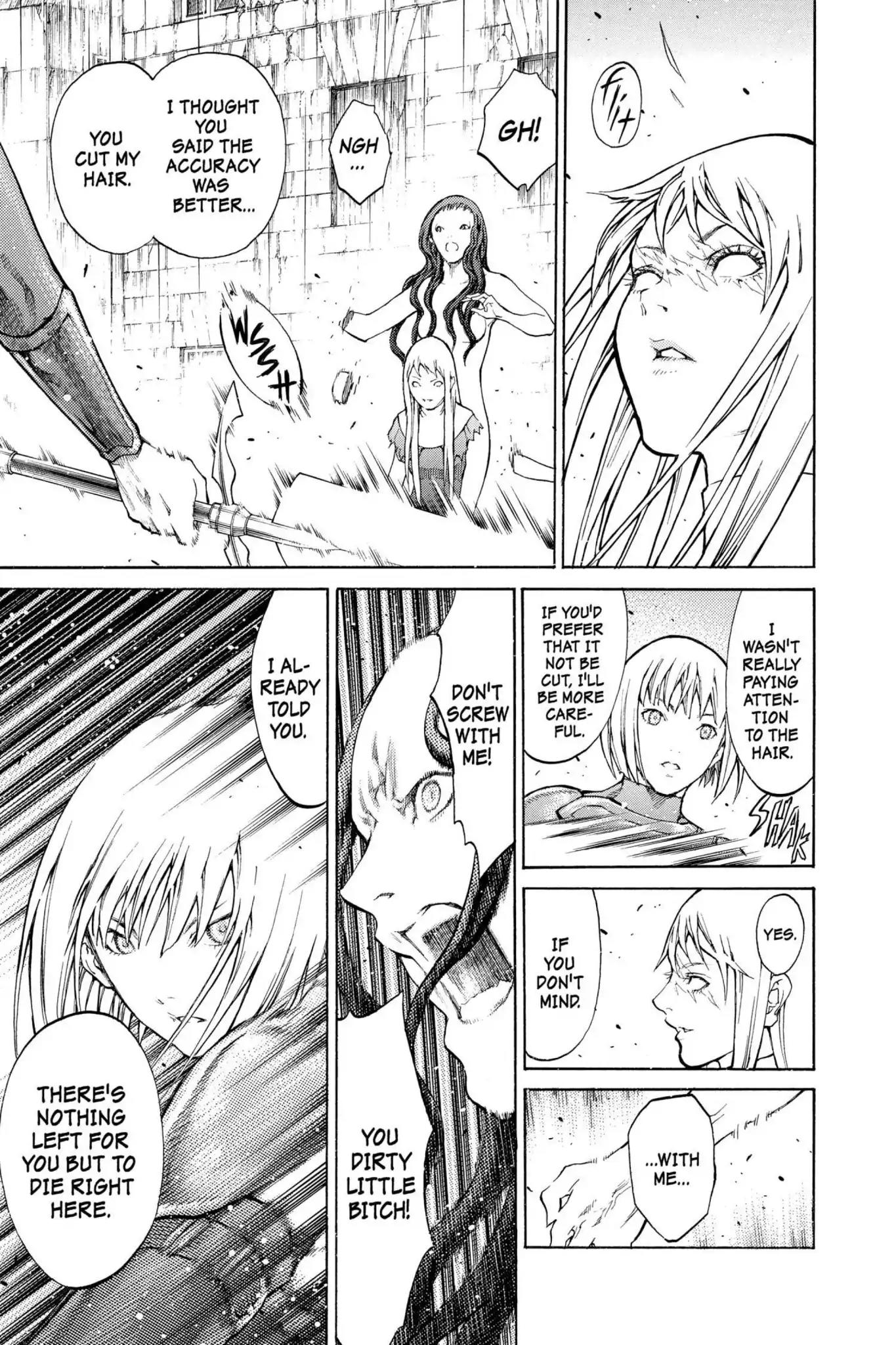 Claymore Chapter 78 page 32 - Chapter 78: Vol.15 Scene 78: Genesis of War, Part 1
