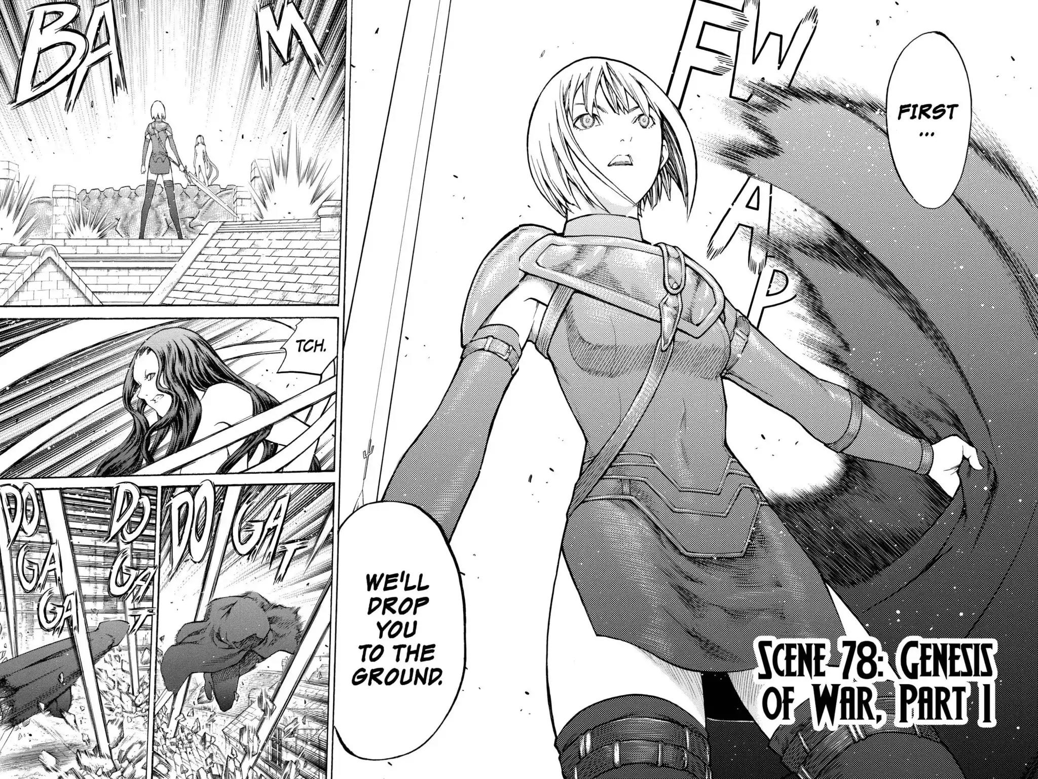 Claymore Chapter 78 page 8 - Chapter 78: Vol.15 Scene 78: Genesis of War, Part 1