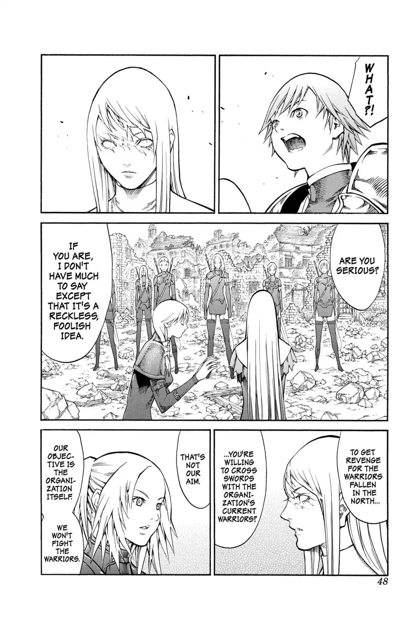 Claymore Chapter 79 page 10 - Chapter 79: Vol.15 Scene 79: Genesis of War, Part 2