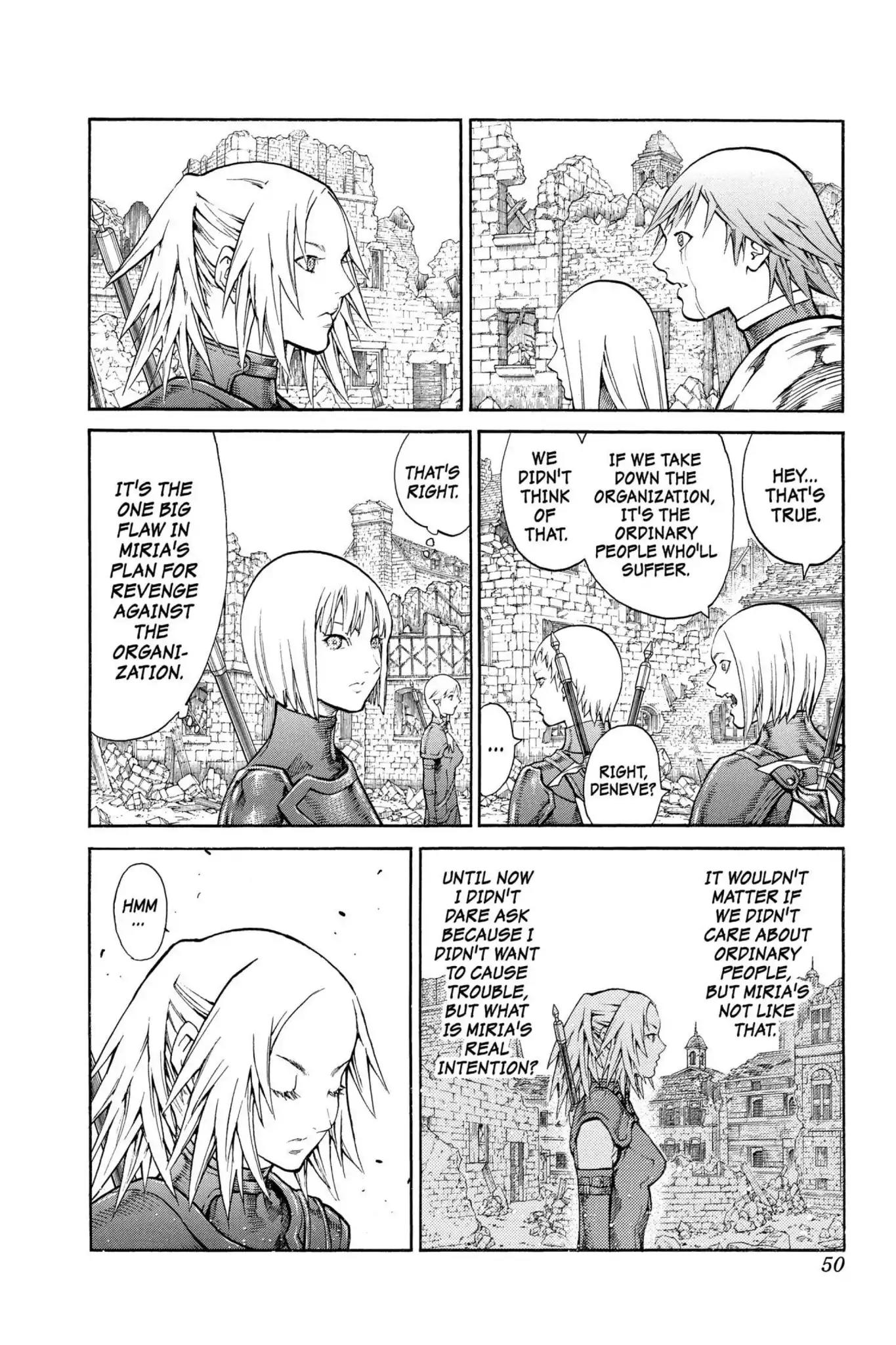 Claymore Chapter 79 page 12 - Chapter 79: Vol.15 Scene 79: Genesis of War, Part 2