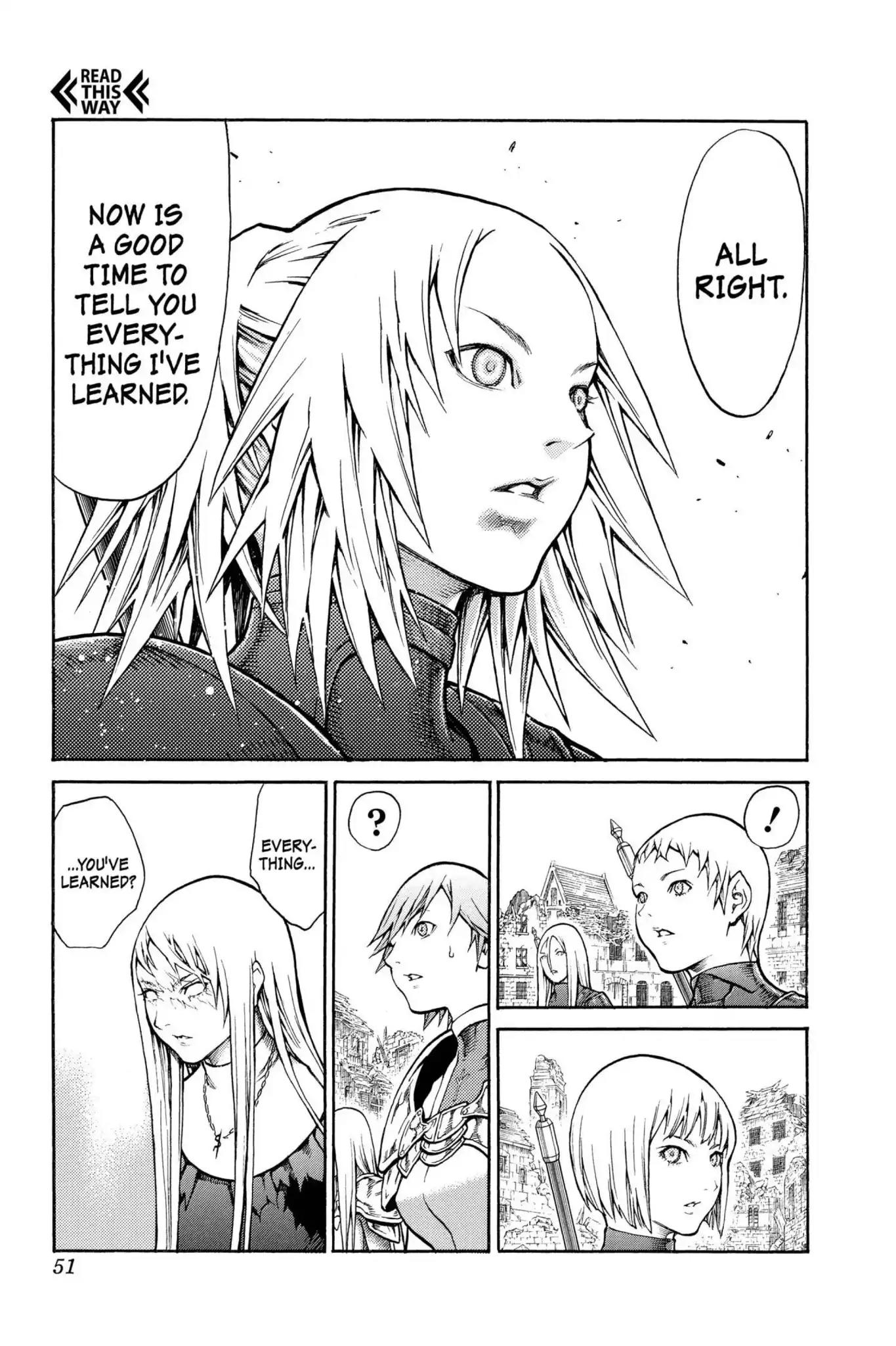 Claymore Chapter 79 page 13 - Chapter 79: Vol.15 Scene 79: Genesis of War, Part 2