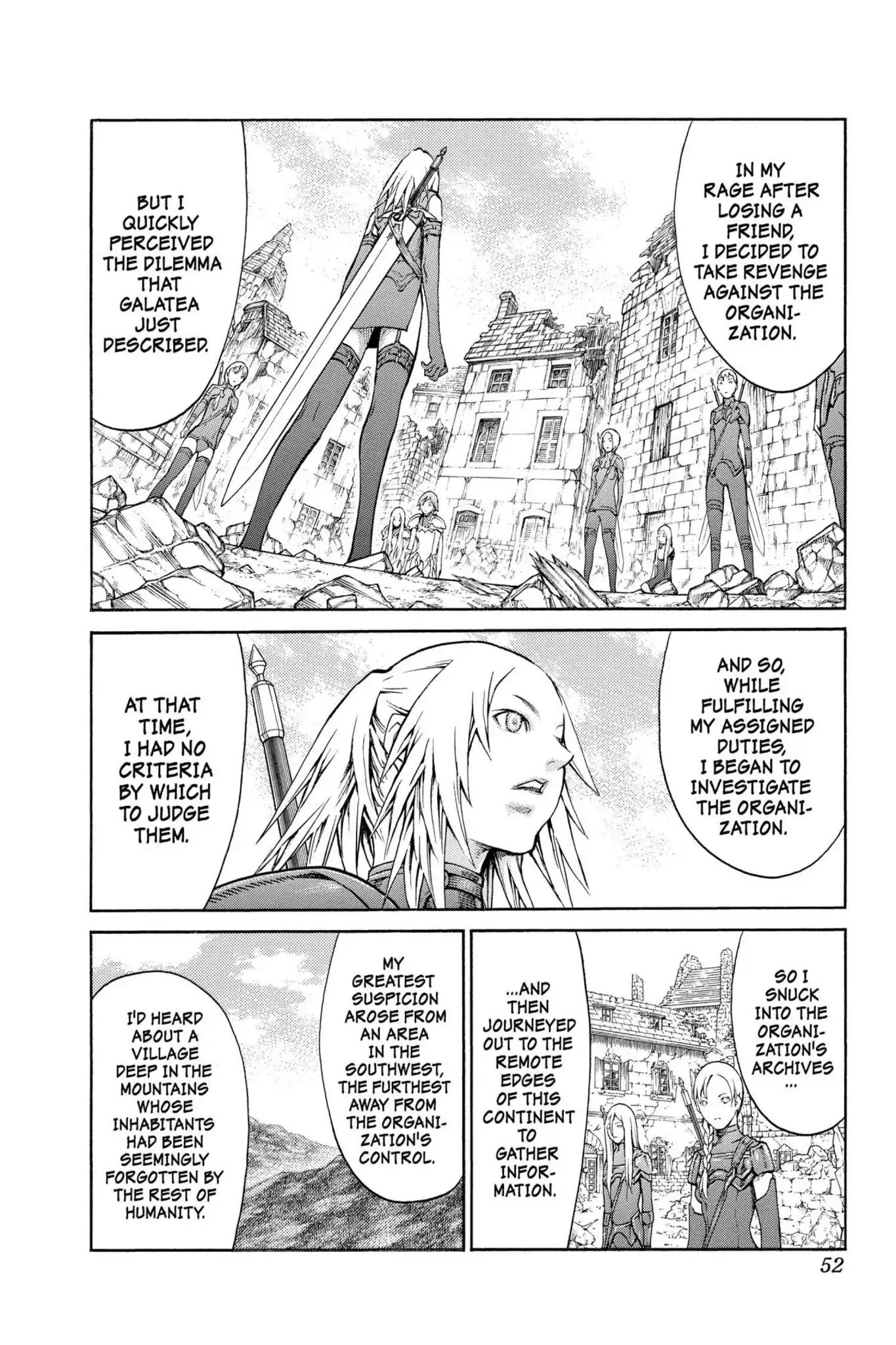 Claymore Chapter 79 page 14 - Chapter 79: Vol.15 Scene 79: Genesis of War, Part 2