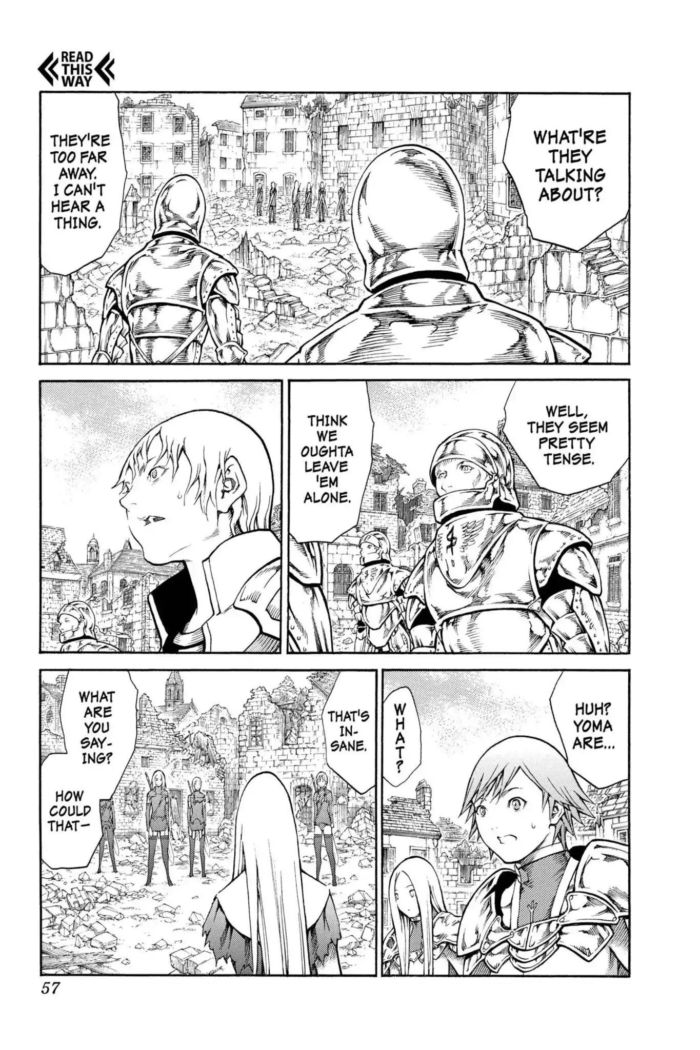 Claymore Chapter 79 page 18 - Chapter 79: Vol.15 Scene 79: Genesis of War, Part 2