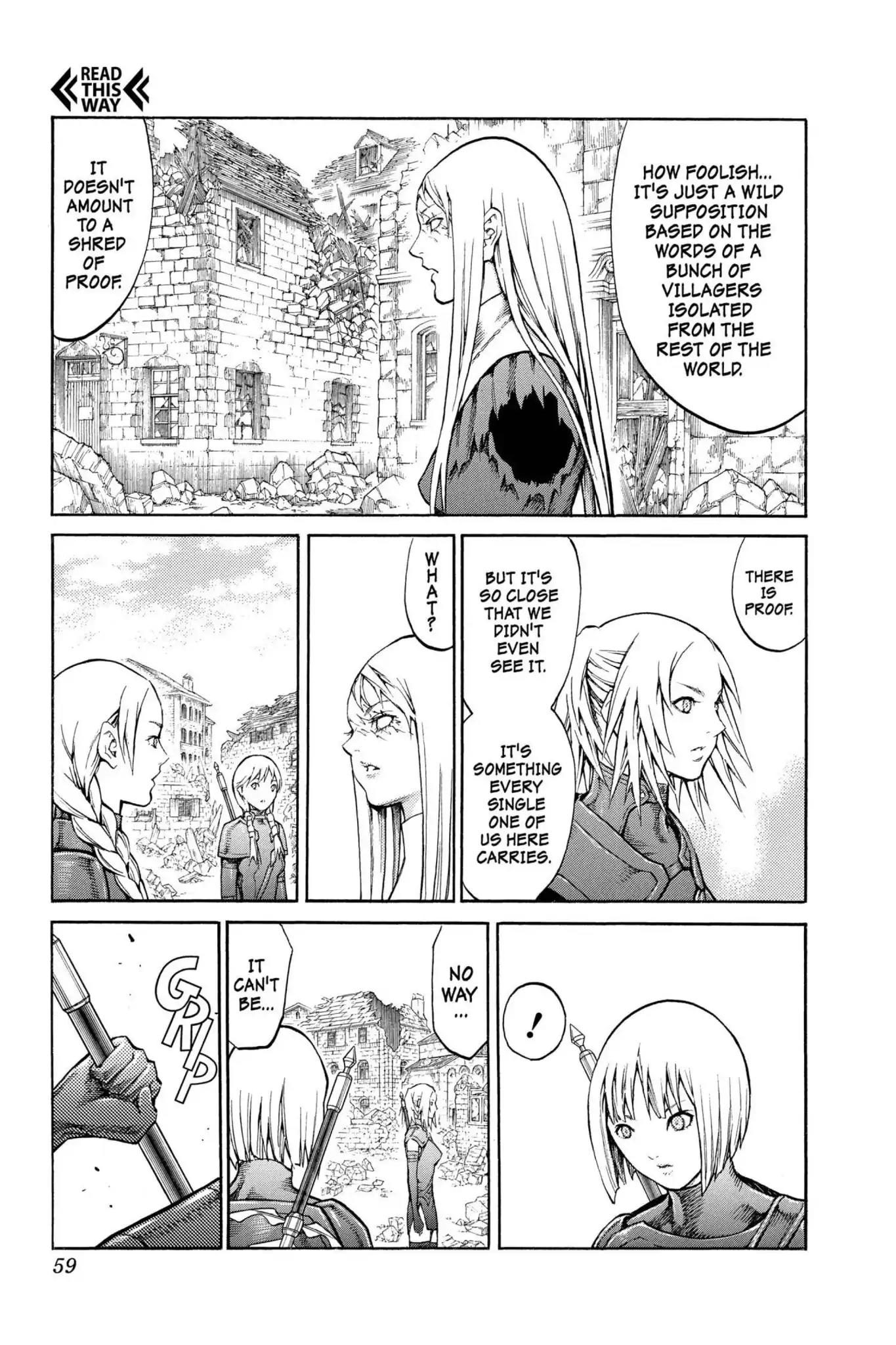 Claymore Chapter 79 page 20 - Chapter 79: Vol.15 Scene 79: Genesis of War, Part 2
