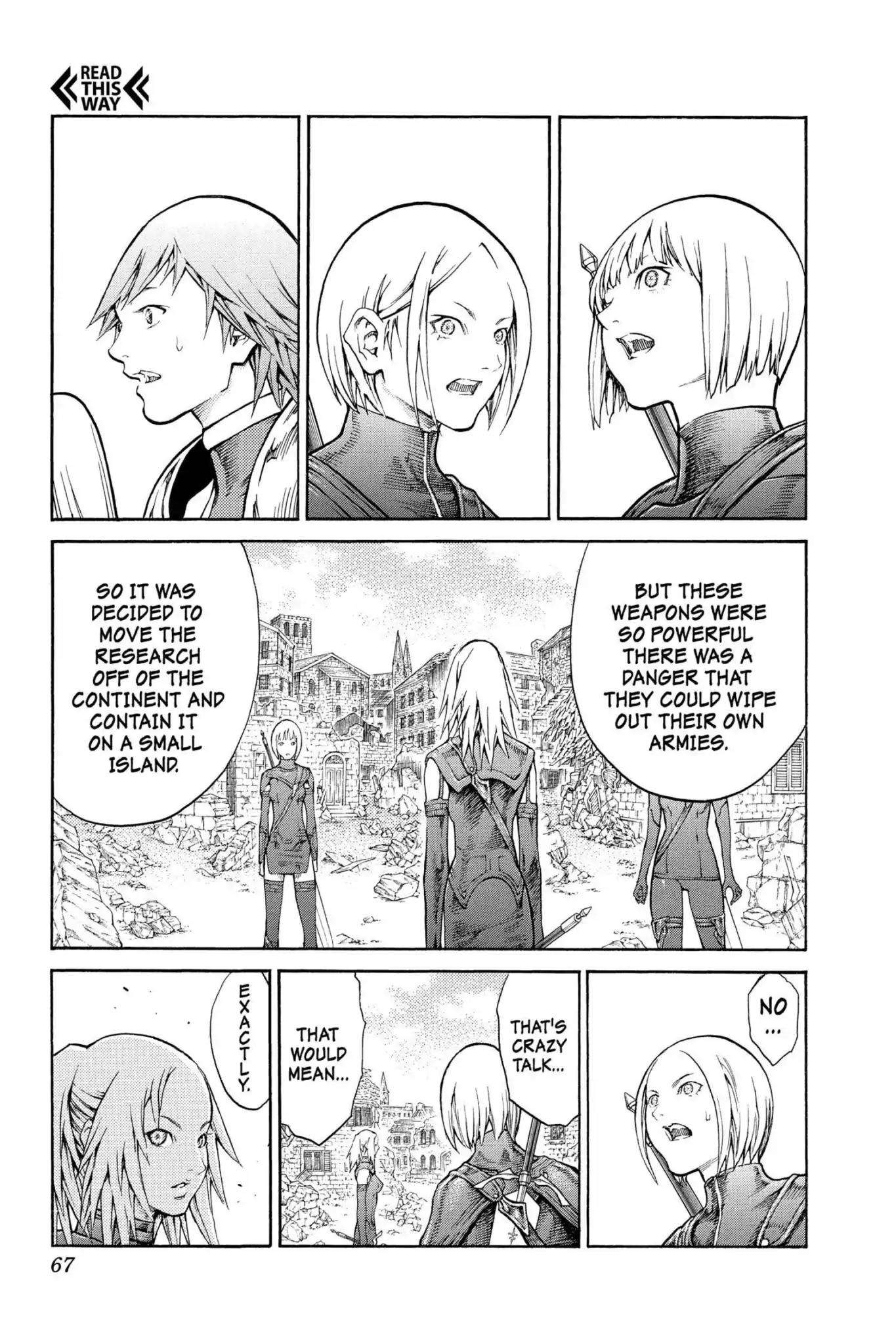 Claymore Chapter 79 page 27 - Chapter 79: Vol.15 Scene 79: Genesis of War, Part 2