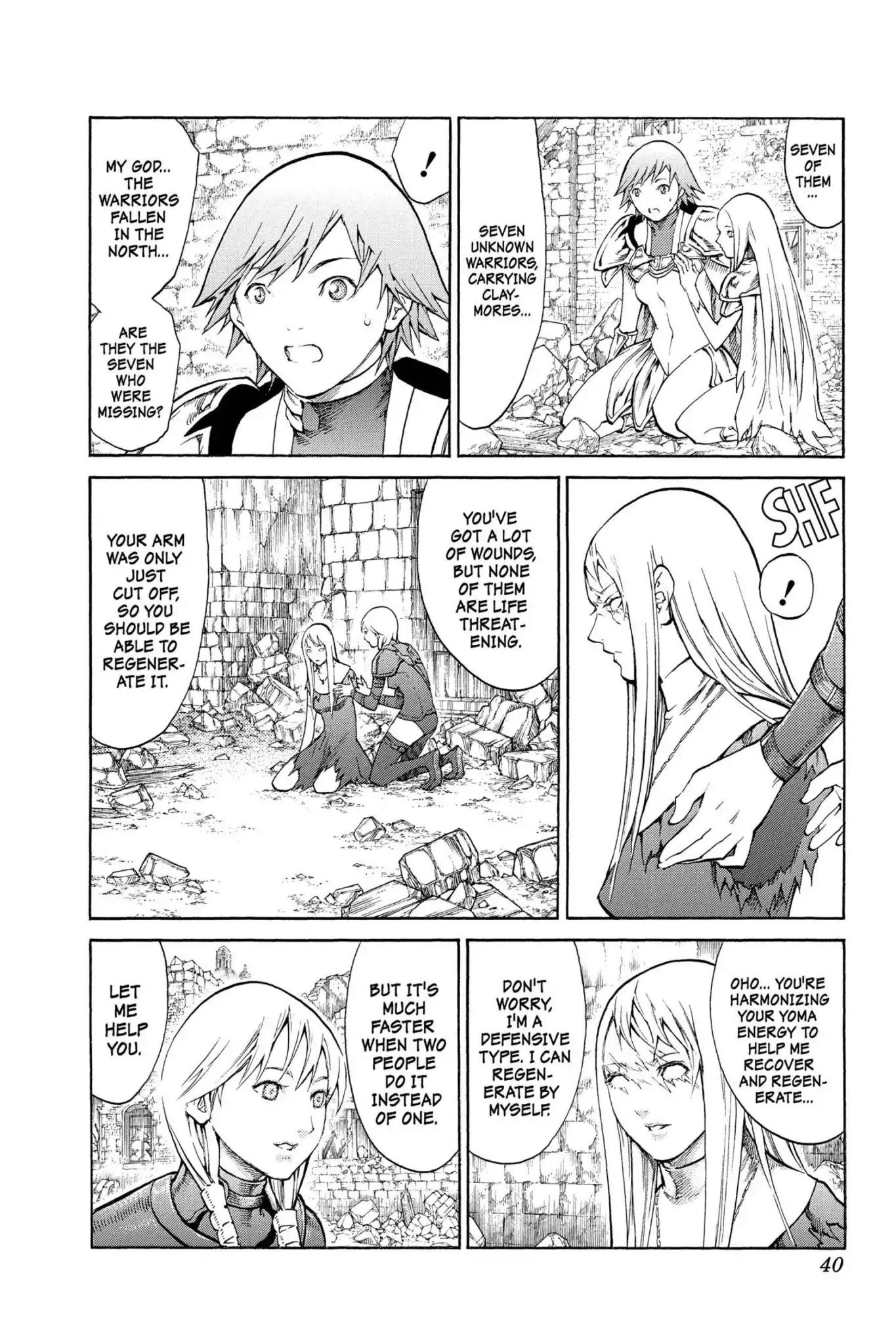 Claymore Chapter 79 page 3 - Chapter 79: Vol.15 Scene 79: Genesis of War, Part 2