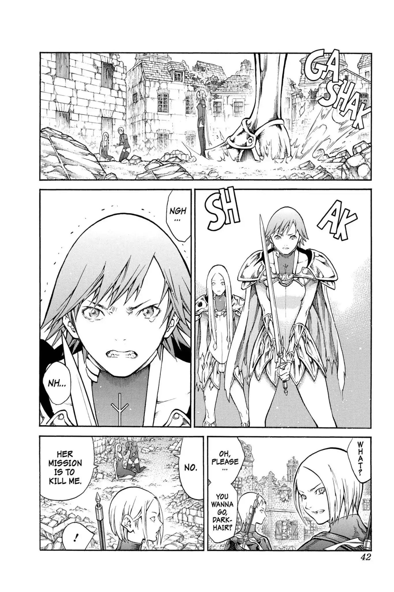 Claymore Chapter 79 page 5 - Chapter 79: Vol.15 Scene 79: Genesis of War, Part 2