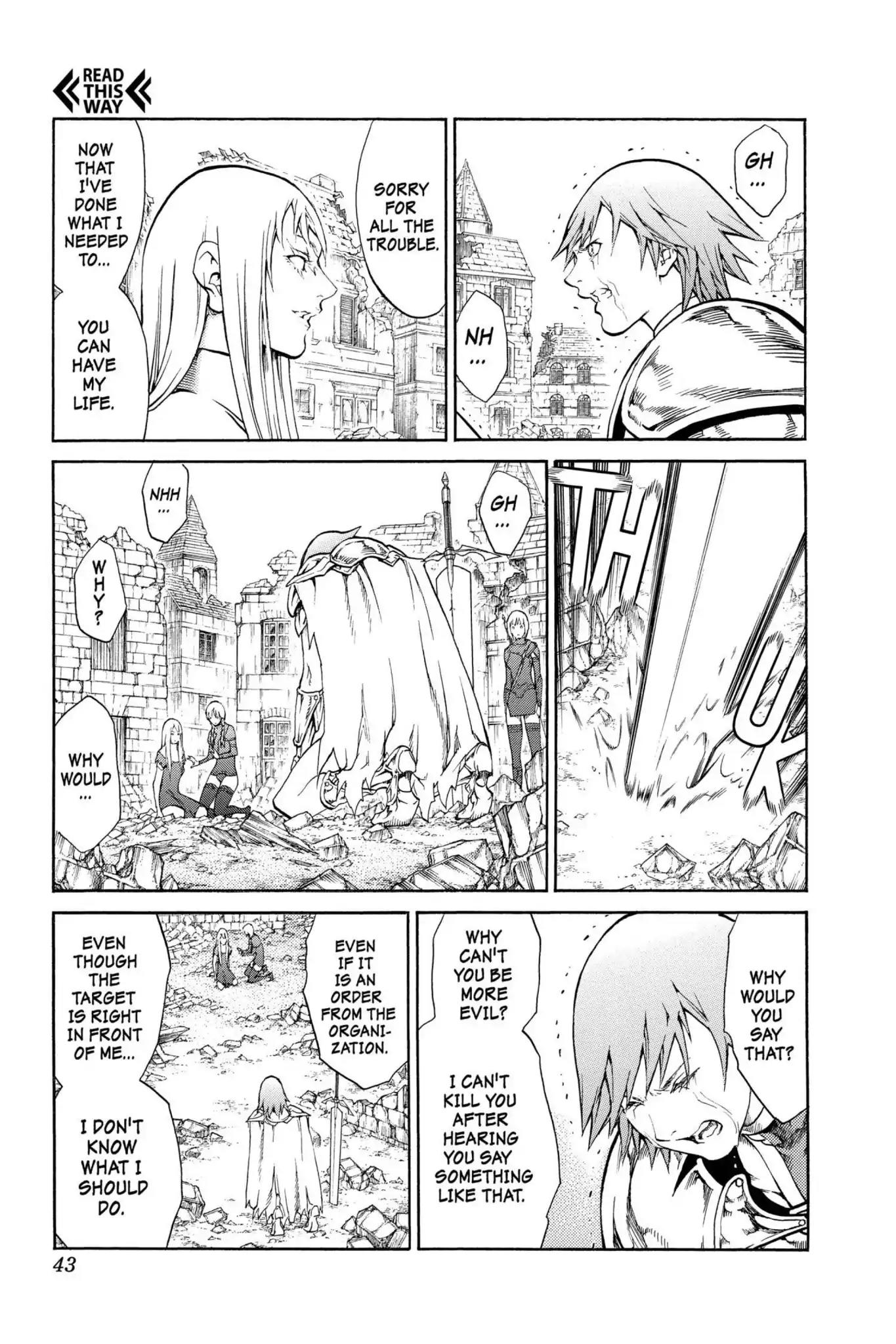 Claymore Chapter 79 page 6 - Chapter 79: Vol.15 Scene 79: Genesis of War, Part 2