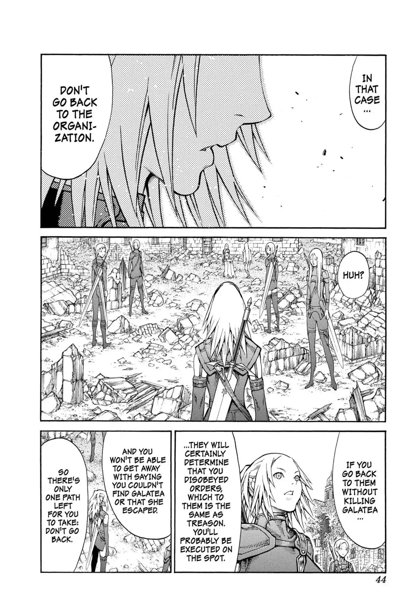 Claymore Chapter 79 page 7 - Chapter 79: Vol.15 Scene 79: Genesis of War, Part 2