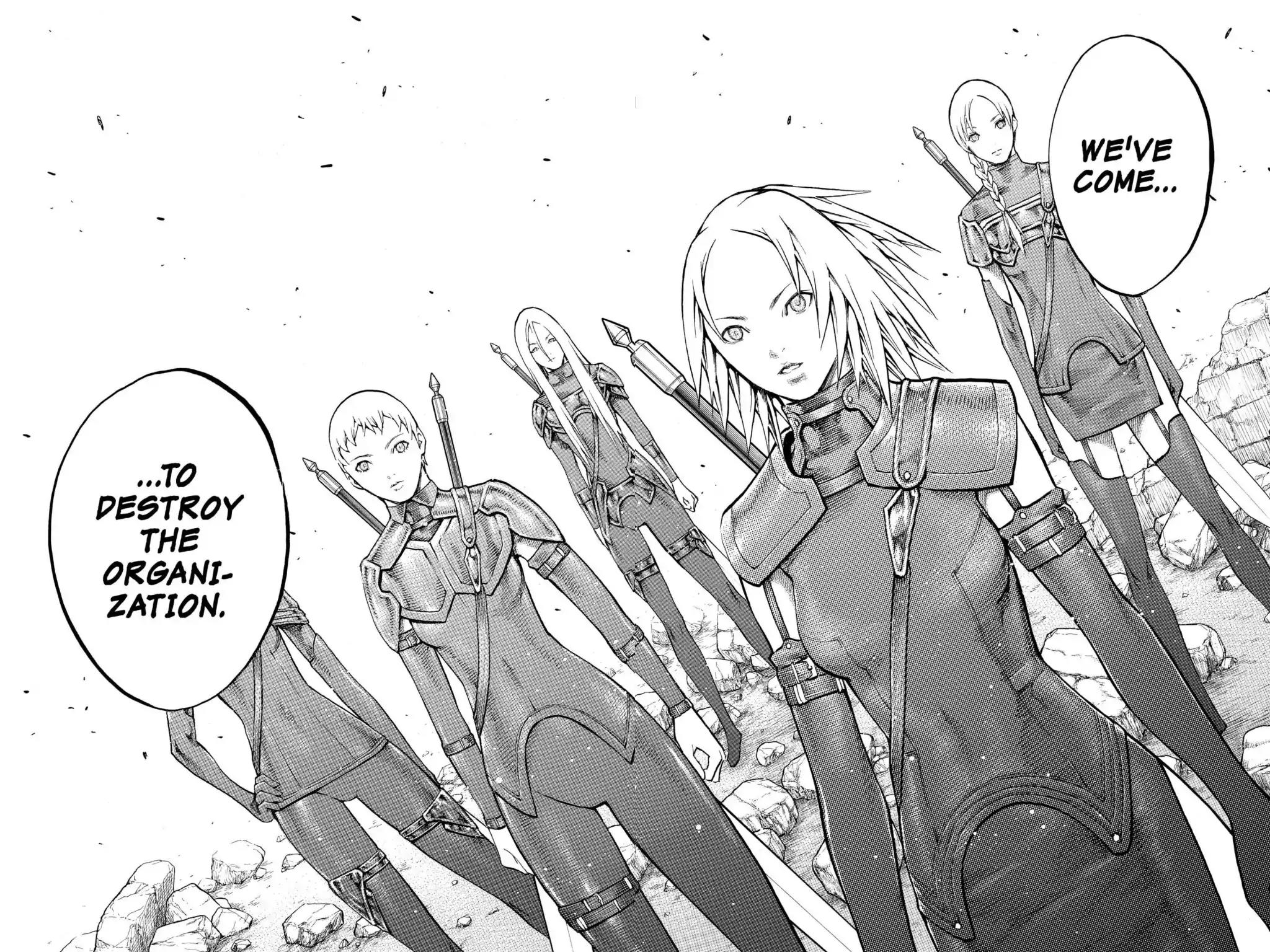 Claymore Chapter 79 page 9 - Chapter 79: Vol.15 Scene 79: Genesis of War, Part 2