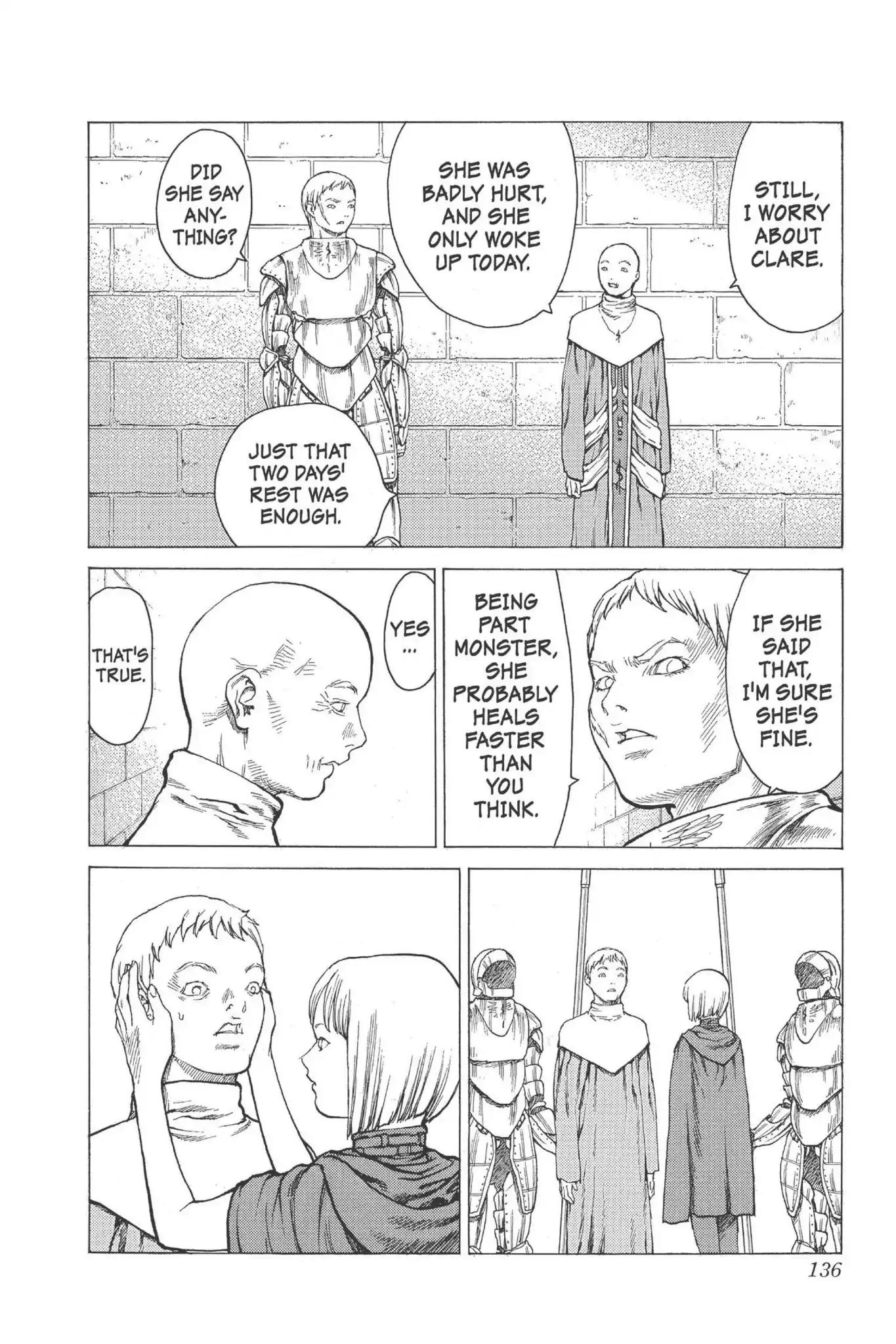 Claymore Chapter 8 page 13 - Chapter 8: Vol.2 Scene 8: Darkness in Paradise, Part 4