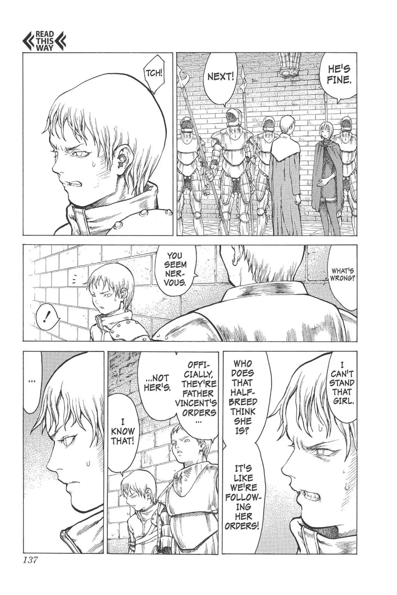 Claymore Chapter 8 page 14 - Chapter 8: Vol.2 Scene 8: Darkness in Paradise, Part 4