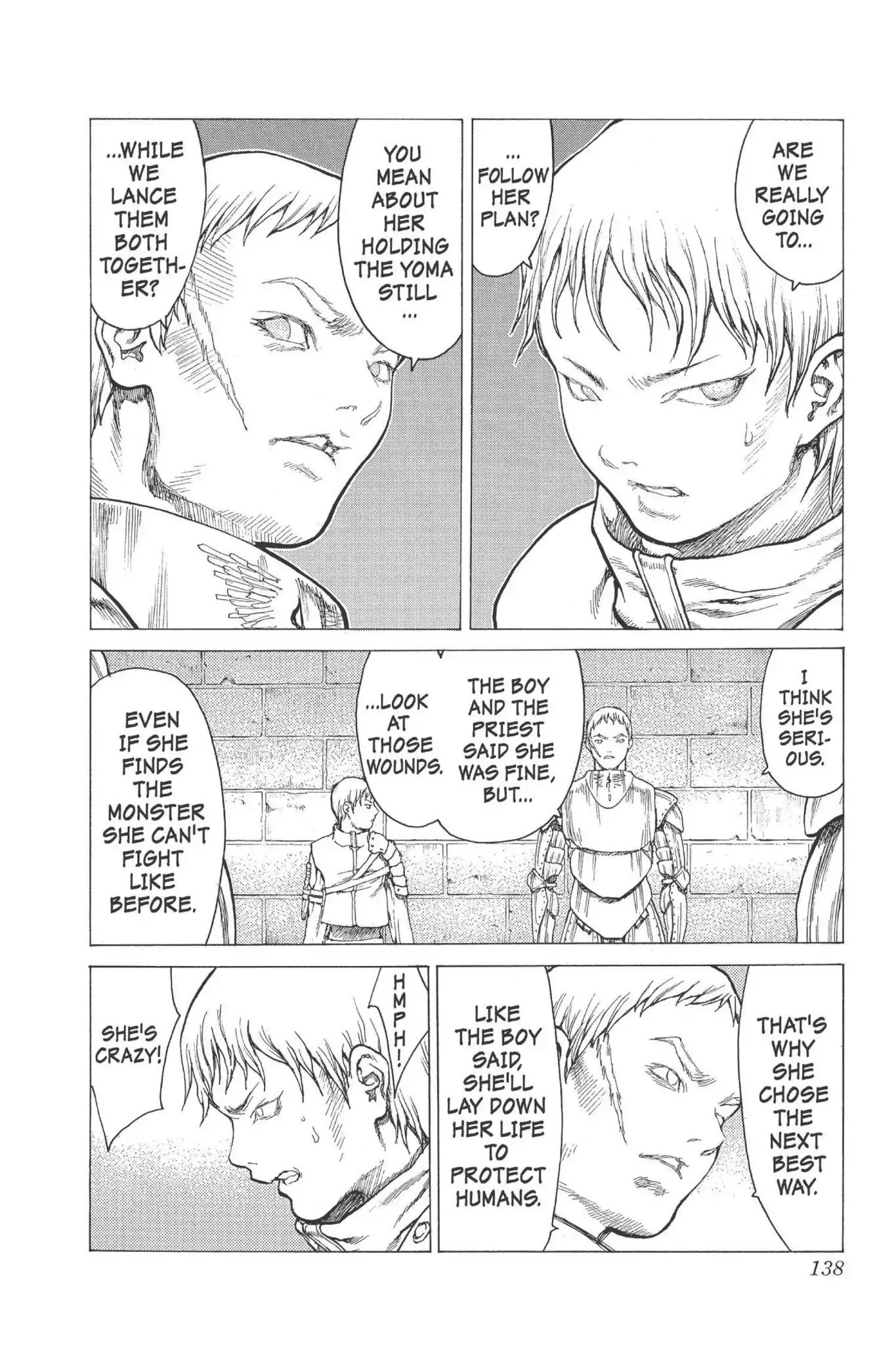 Claymore Chapter 8 page 15 - Chapter 8: Vol.2 Scene 8: Darkness in Paradise, Part 4