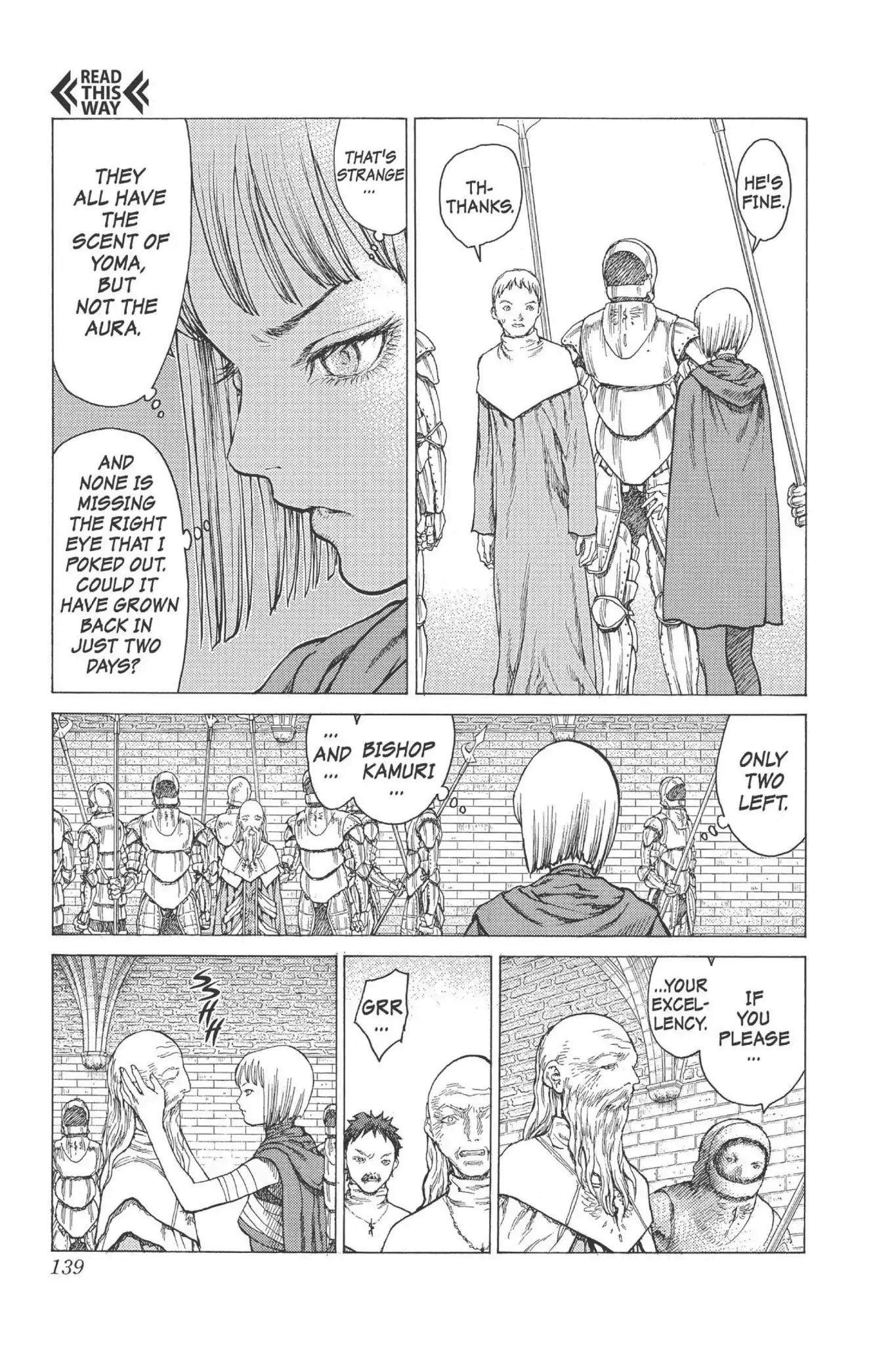 Claymore Chapter 8 page 16 - Chapter 8: Vol.2 Scene 8: Darkness in Paradise, Part 4