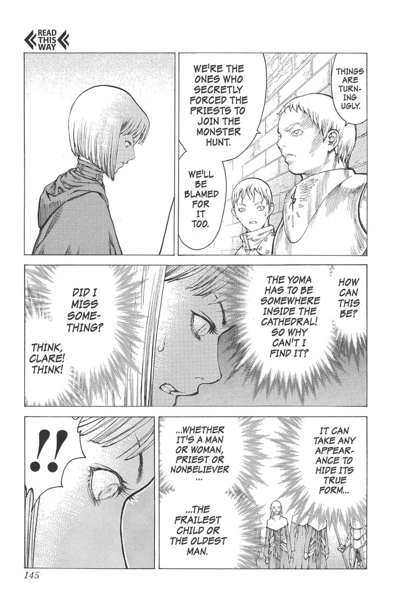 Claymore Chapter 8 page 22 - Chapter 8: Vol.2 Scene 8: Darkness in Paradise, Part 4