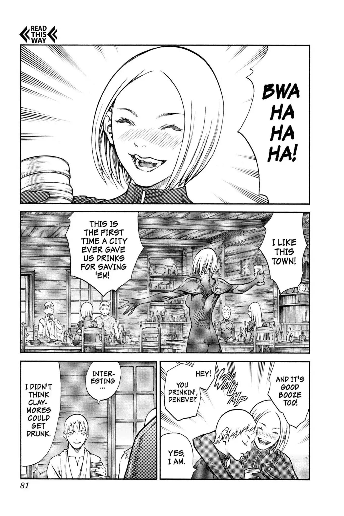 Claymore Chapter 80 page 10 - Chapter 80: Vol.15 Scene 80: Genesis of War, Part 3