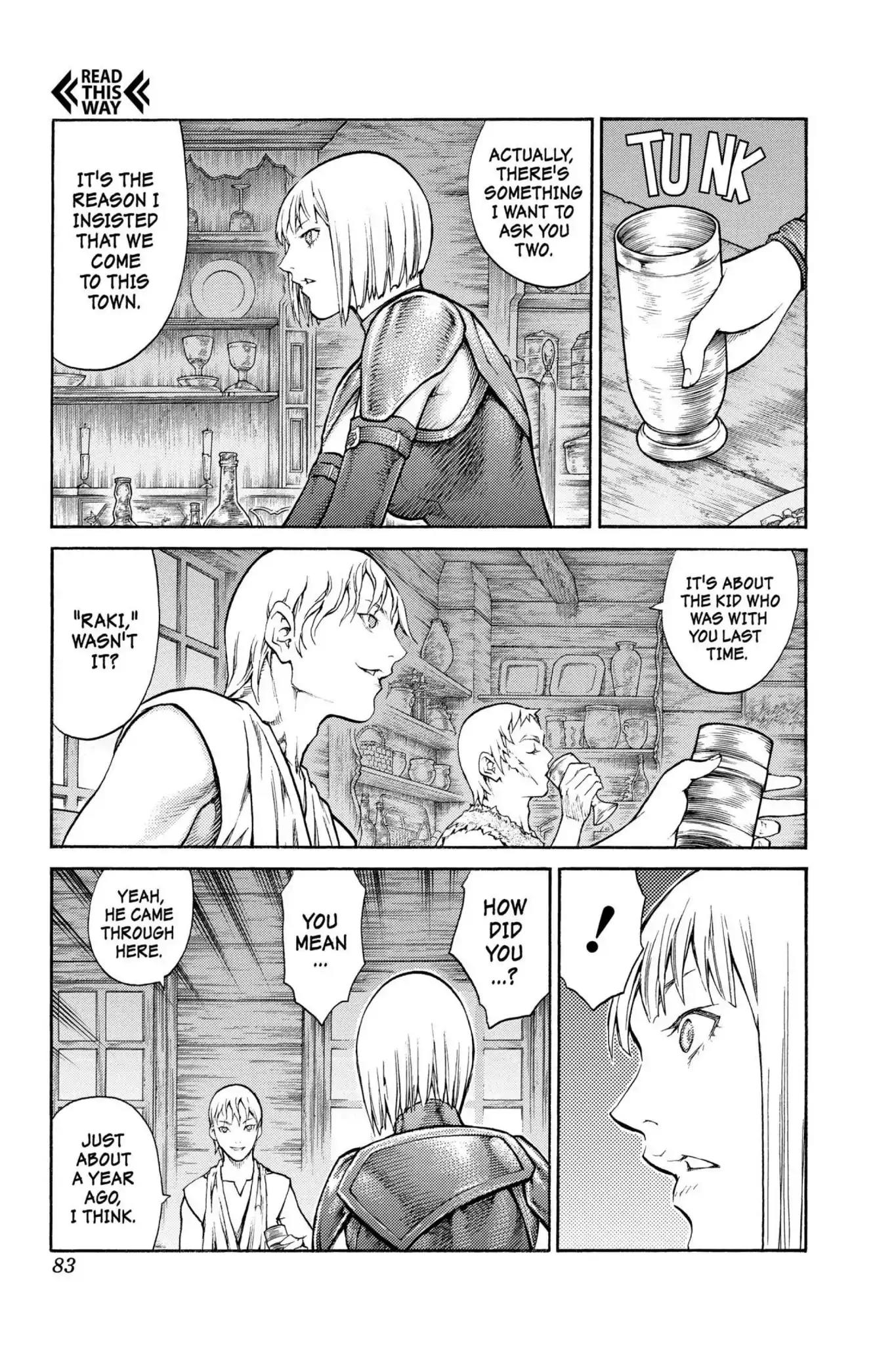 Claymore Chapter 80 page 12 - Chapter 80: Vol.15 Scene 80: Genesis of War, Part 3