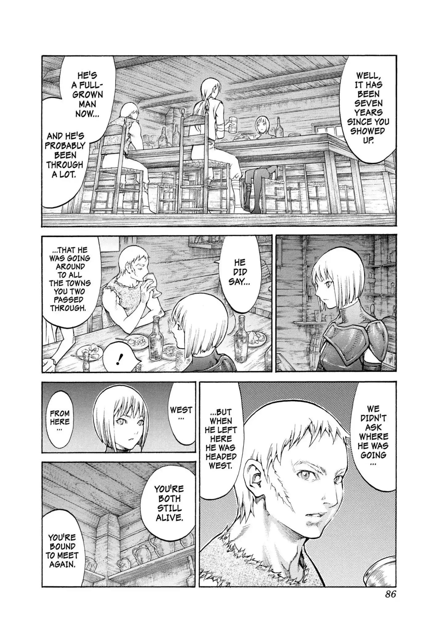 Claymore Chapter 80 page 15 - Chapter 80: Vol.15 Scene 80: Genesis of War, Part 3