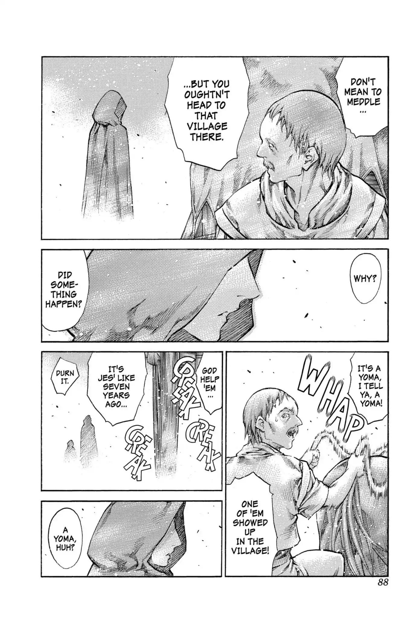 Claymore Chapter 80 page 17 - Chapter 80: Vol.15 Scene 80: Genesis of War, Part 3