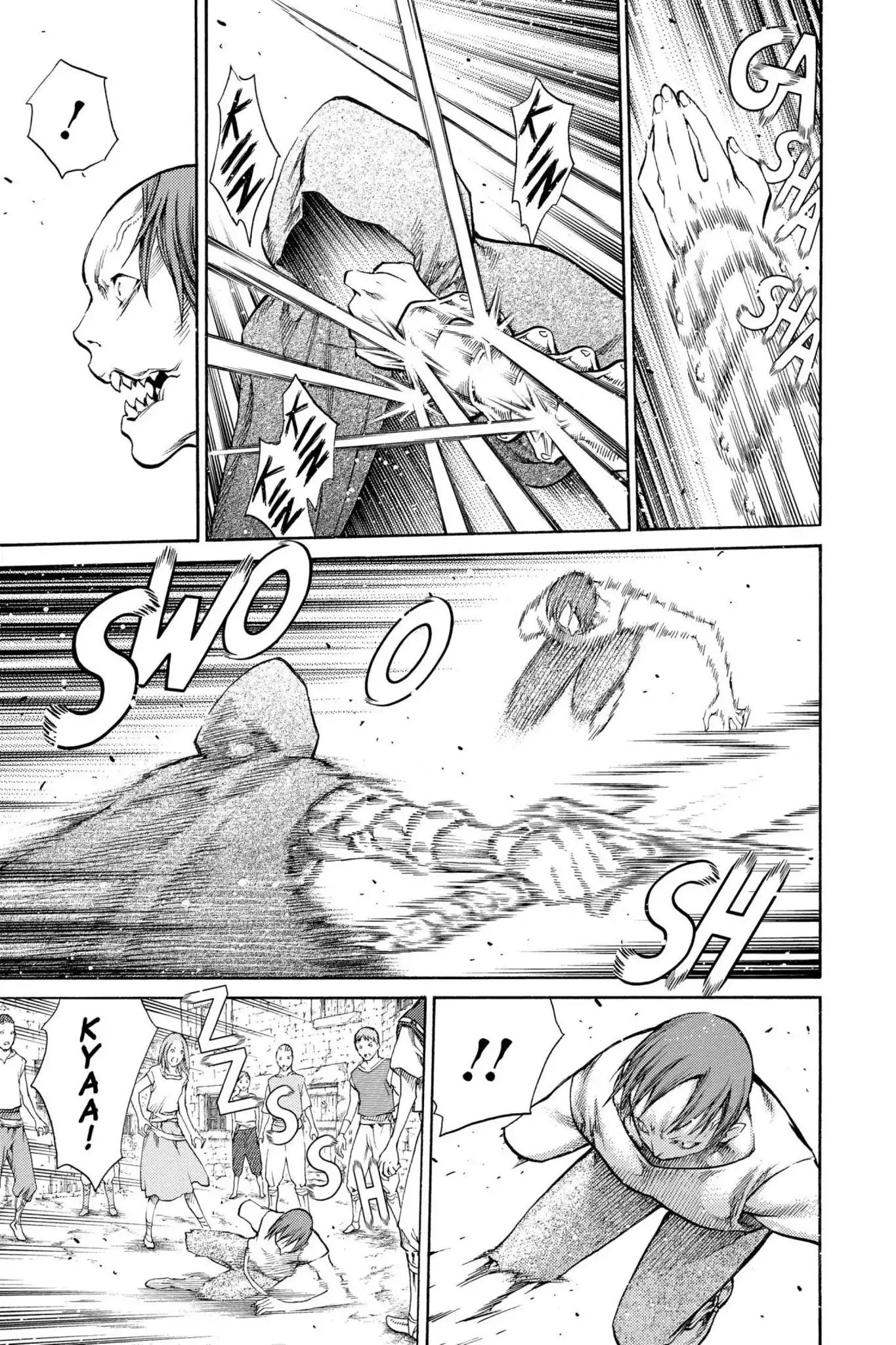 Claymore Chapter 80 page 25 - Chapter 80: Vol.15 Scene 80: Genesis of War, Part 3