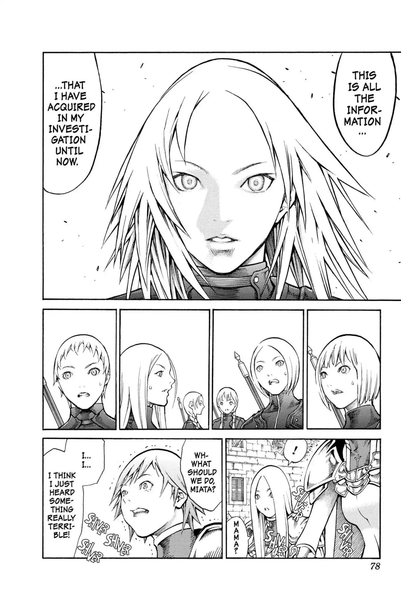 Claymore Chapter 80 page 7 - Chapter 80: Vol.15 Scene 80: Genesis of War, Part 3