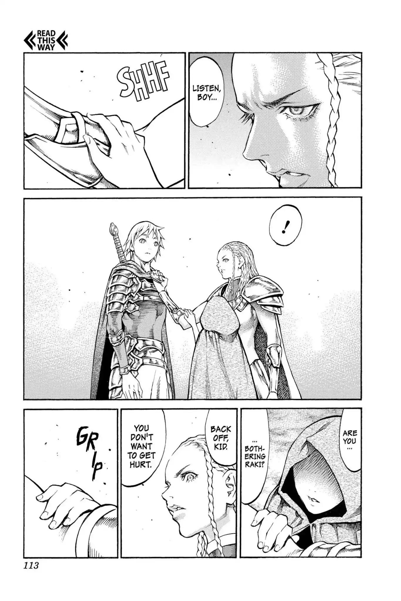 Claymore Chapter 81 page 10 - Chapter 81: Vol.15 Scene 81: Genesis of War, Part 4