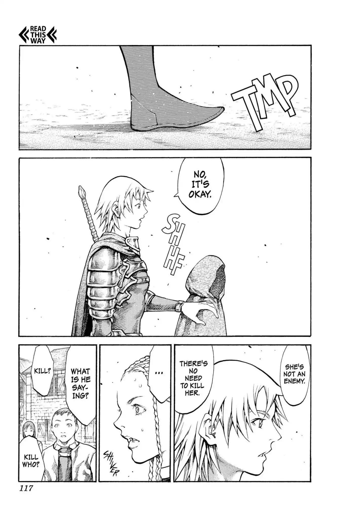 Claymore Chapter 81 page 14 - Chapter 81: Vol.15 Scene 81: Genesis of War, Part 4