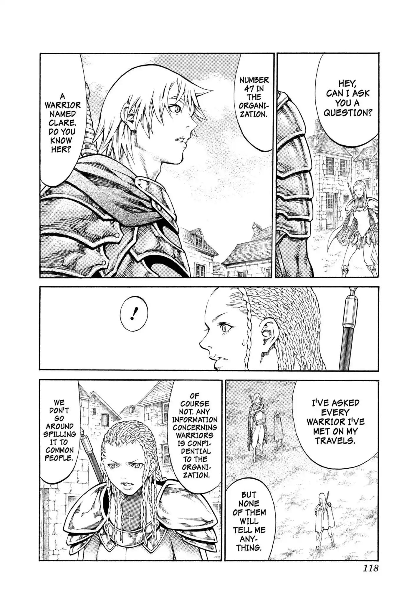 Claymore Chapter 81 page 15 - Chapter 81: Vol.15 Scene 81: Genesis of War, Part 4