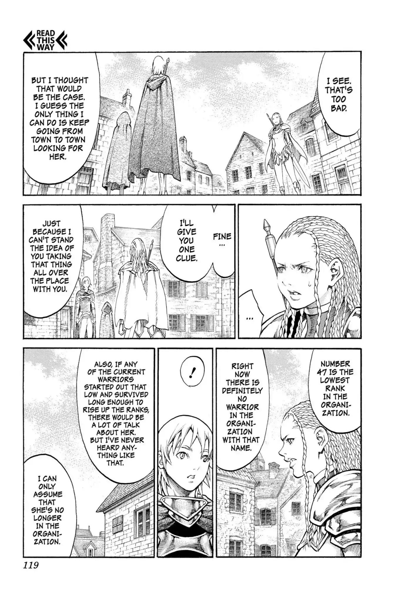 Claymore Chapter 81 page 16 - Chapter 81: Vol.15 Scene 81: Genesis of War, Part 4