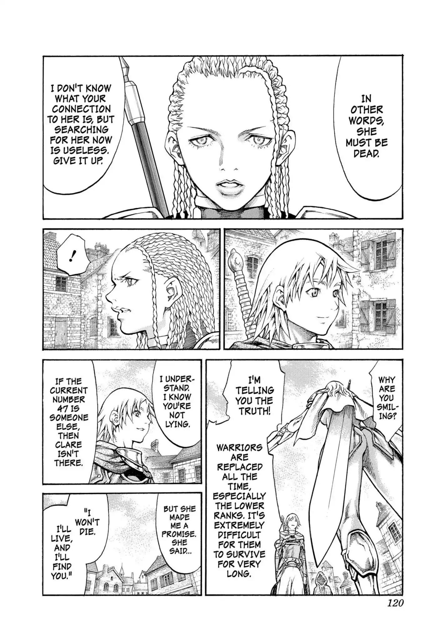 Claymore Chapter 81 page 17 - Chapter 81: Vol.15 Scene 81: Genesis of War, Part 4