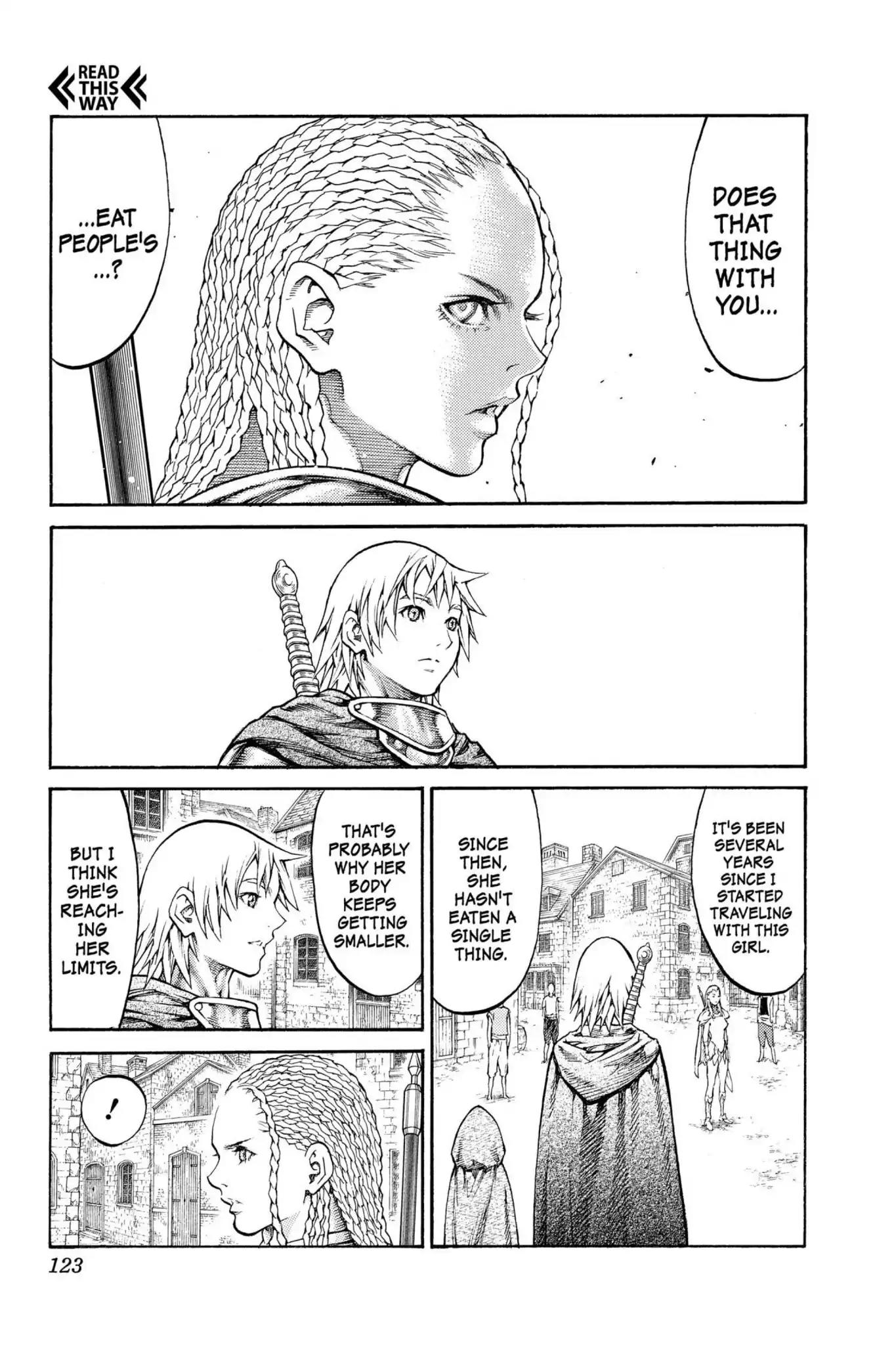 Claymore Chapter 81 page 20 - Chapter 81: Vol.15 Scene 81: Genesis of War, Part 4