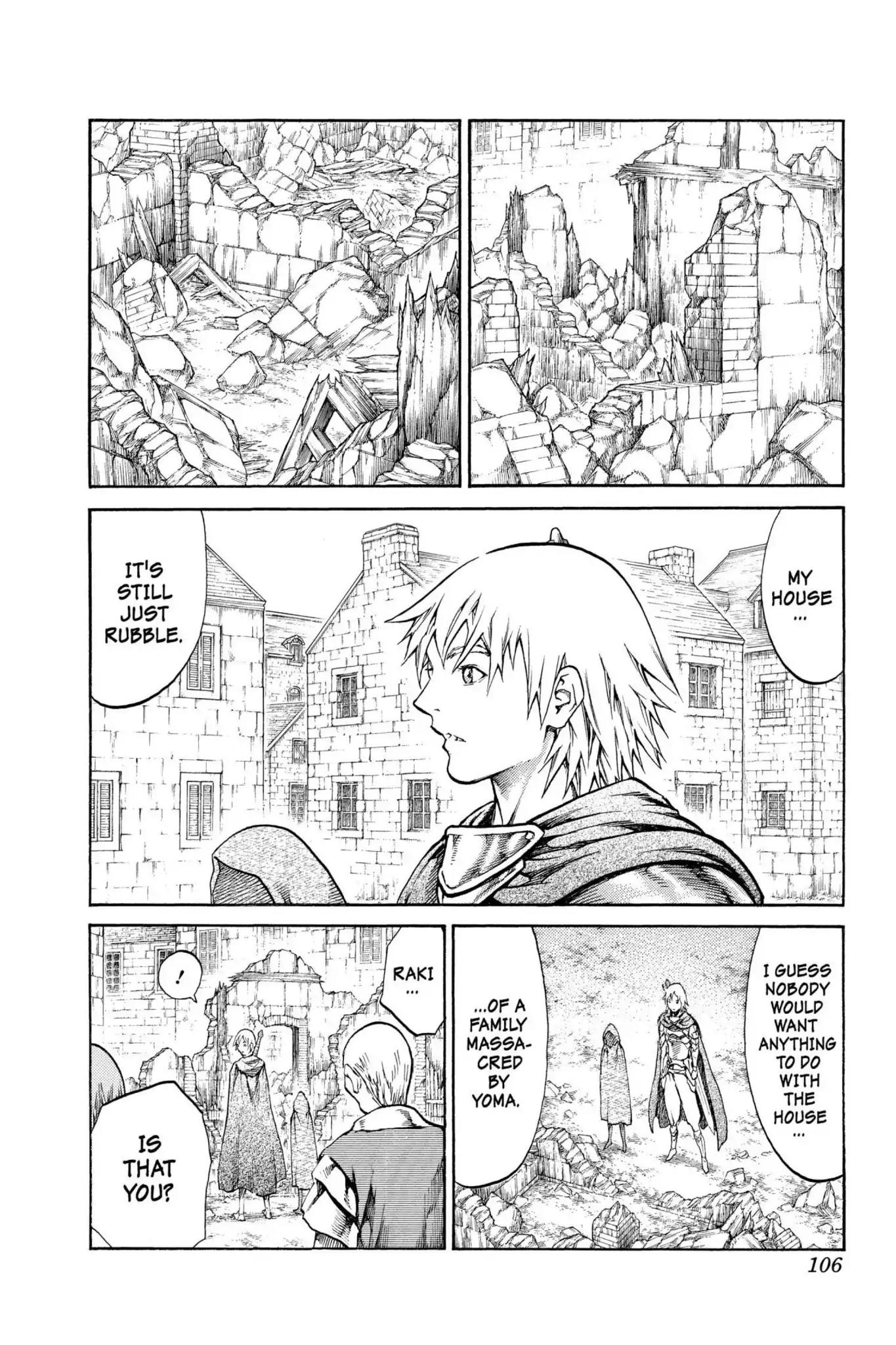 Claymore Chapter 81 page 3 - Chapter 81: Vol.15 Scene 81: Genesis of War, Part 4
