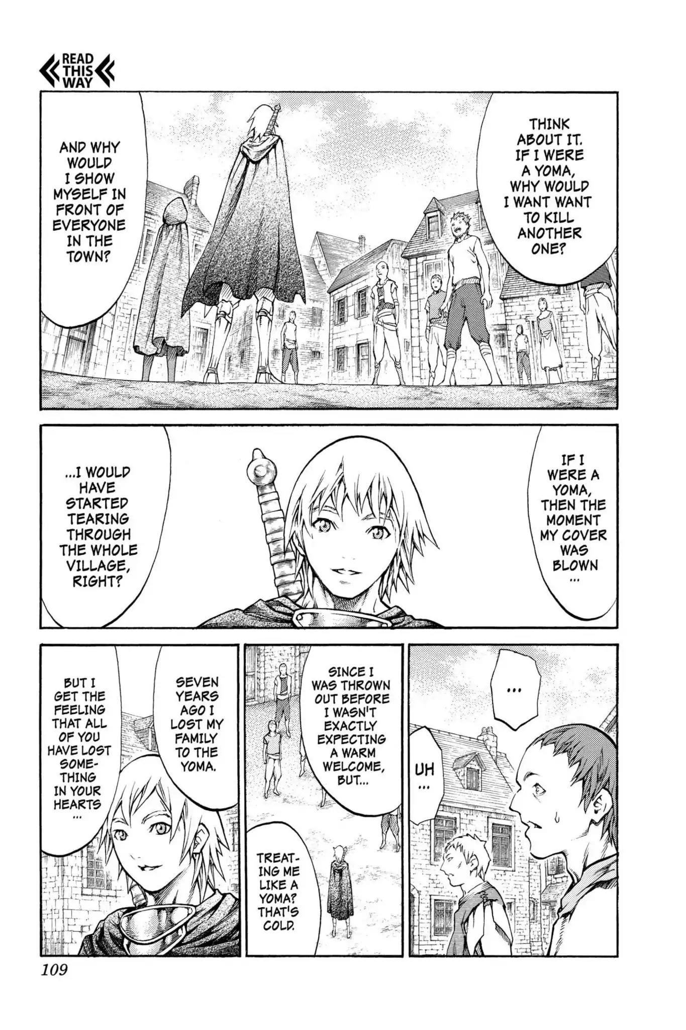 Claymore Chapter 81 page 6 - Chapter 81: Vol.15 Scene 81: Genesis of War, Part 4