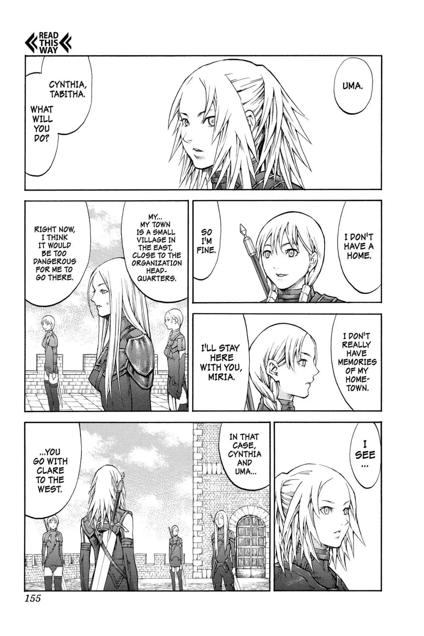 Claymore Chapter 82 page 21 - Chapter 82: Vol.15 Scene 82: Genesis of War, Part 5