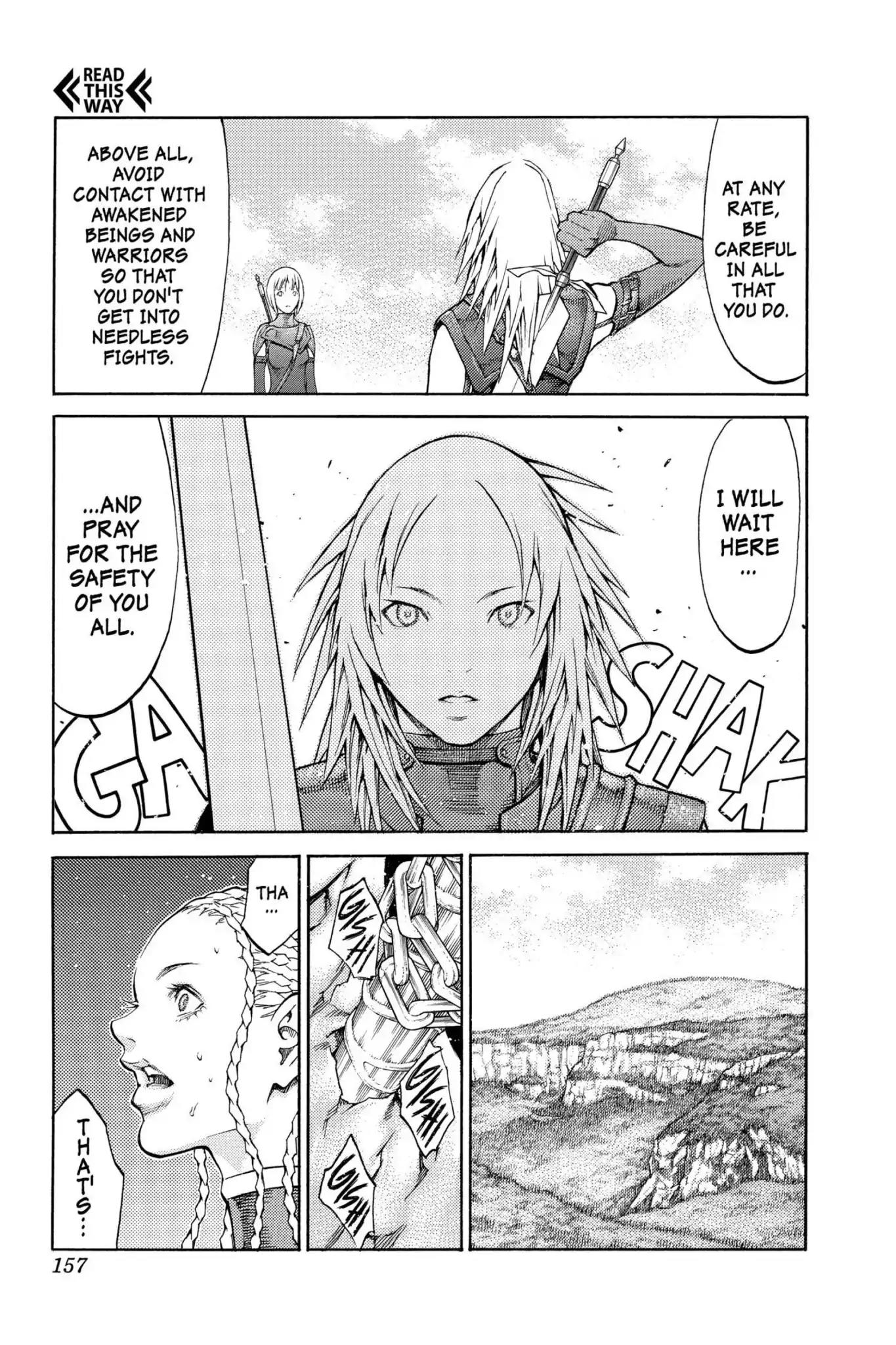 Claymore Chapter 82 page 23 - Chapter 82: Vol.15 Scene 82: Genesis of War, Part 5