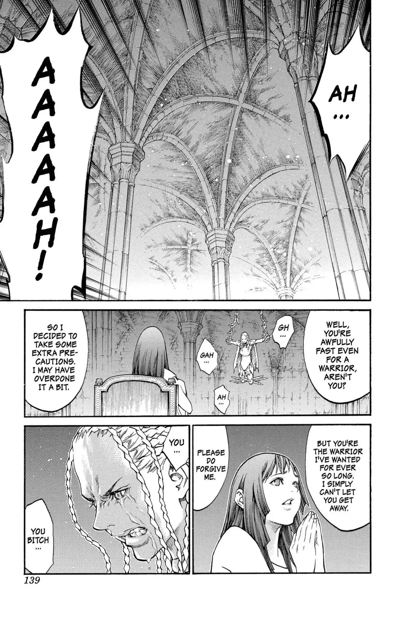 Claymore Chapter 82 page 5 - Chapter 82: Vol.15 Scene 82: Genesis of War, Part 5