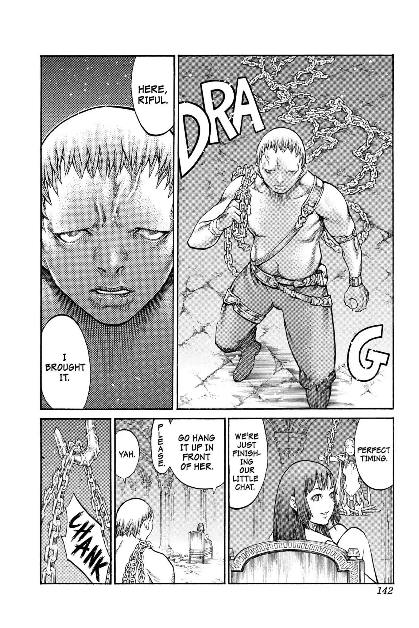 Claymore Chapter 82 page 8 - Chapter 82: Vol.15 Scene 82: Genesis of War, Part 5