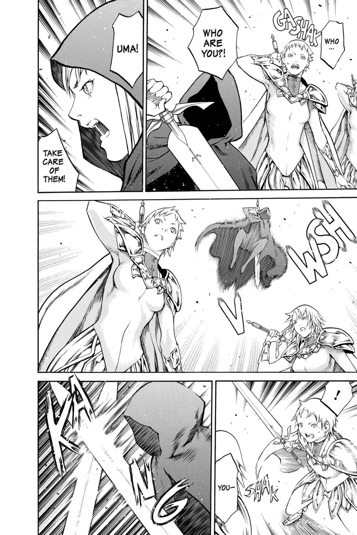 Claymore Chapter 83 page 15 - Chapter 83: Vol.15 Scene 83: The Lamentation of the Earth, Part 1