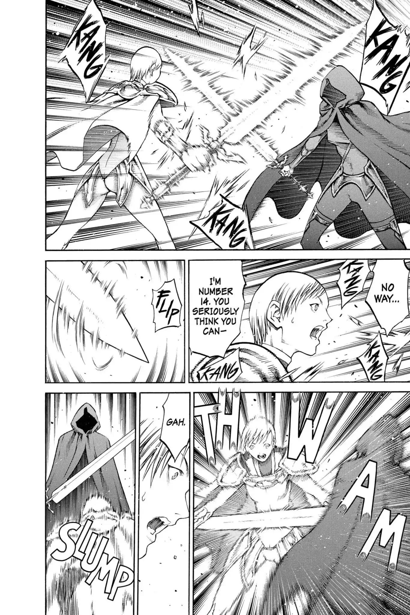 Claymore Chapter 83 page 17 - Chapter 83: Vol.15 Scene 83: The Lamentation of the Earth, Part 1